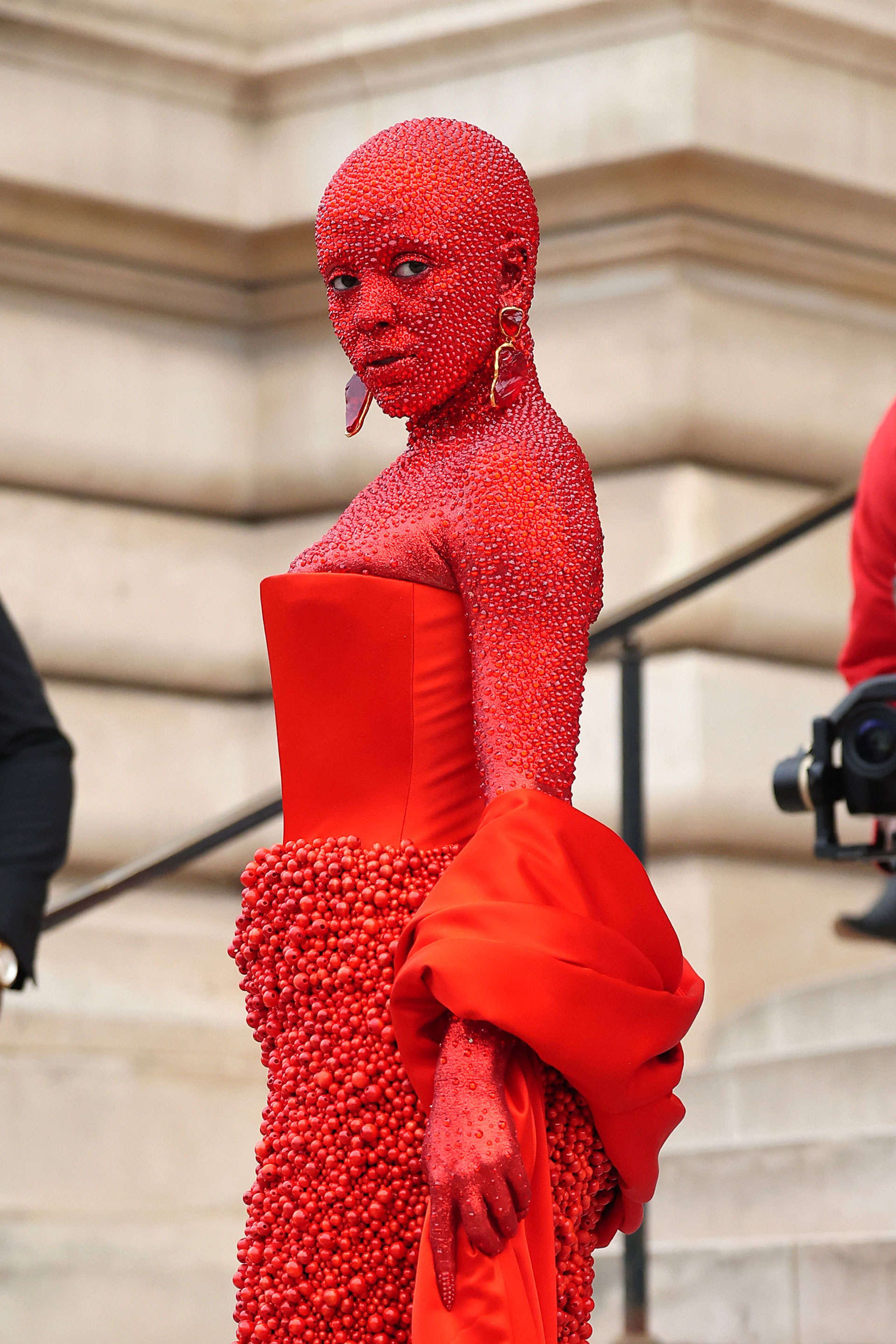 La cantante Doja Cat en la semana de la moda en París (Foto de Instagram)