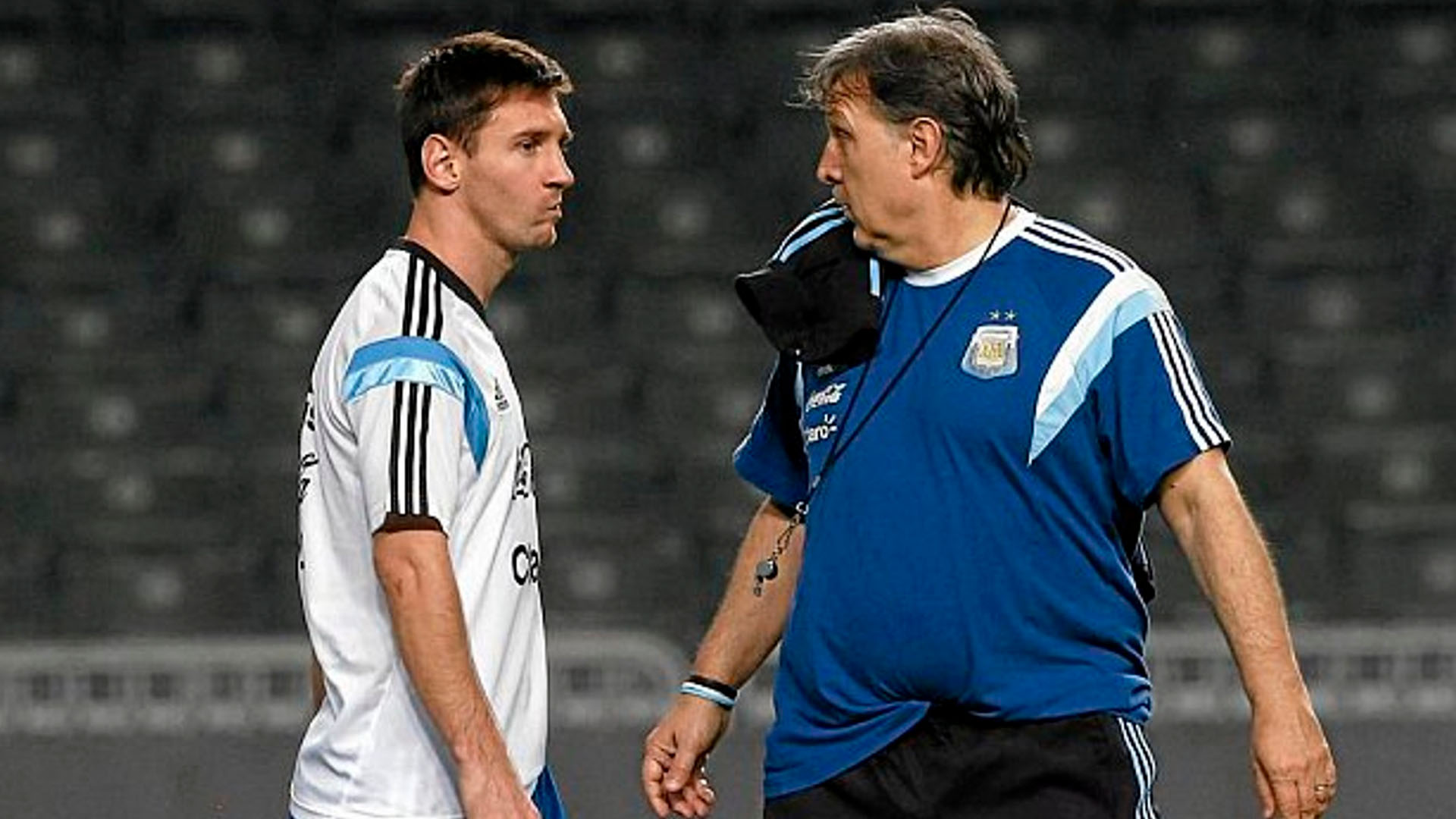 Martino también dirigió a Messi en la selección argentina por dos años, del 2014 al 2016
