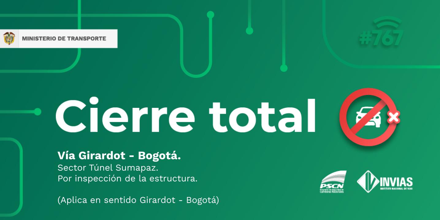 El túnel se encuentra ubicado en la autopista Girardot-Bogotá. La estructura tiene una longitud de cerca de  4 km y es unidireccional con calzada de dos carriles