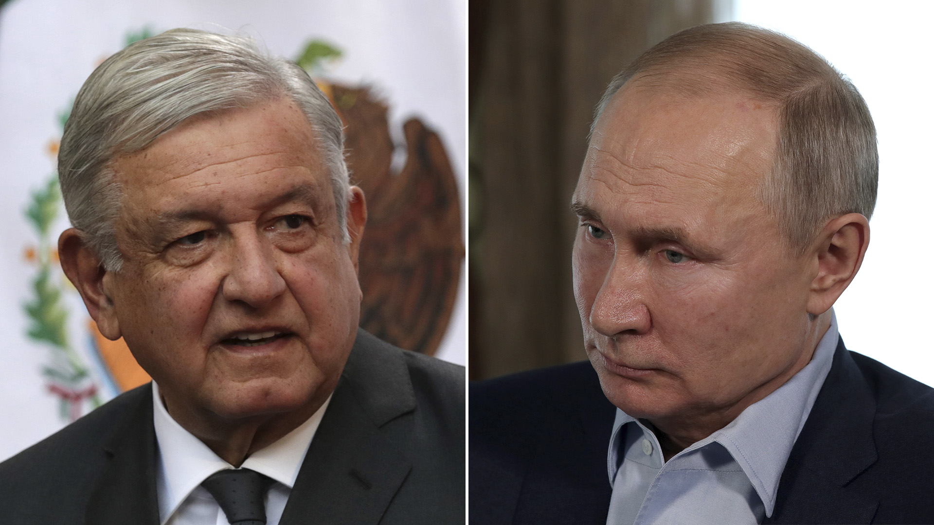 López Obrador fue señalado de supuesto vínculo con Rusia tras proponer su plan de pacificación. (Fotos: Reuters).