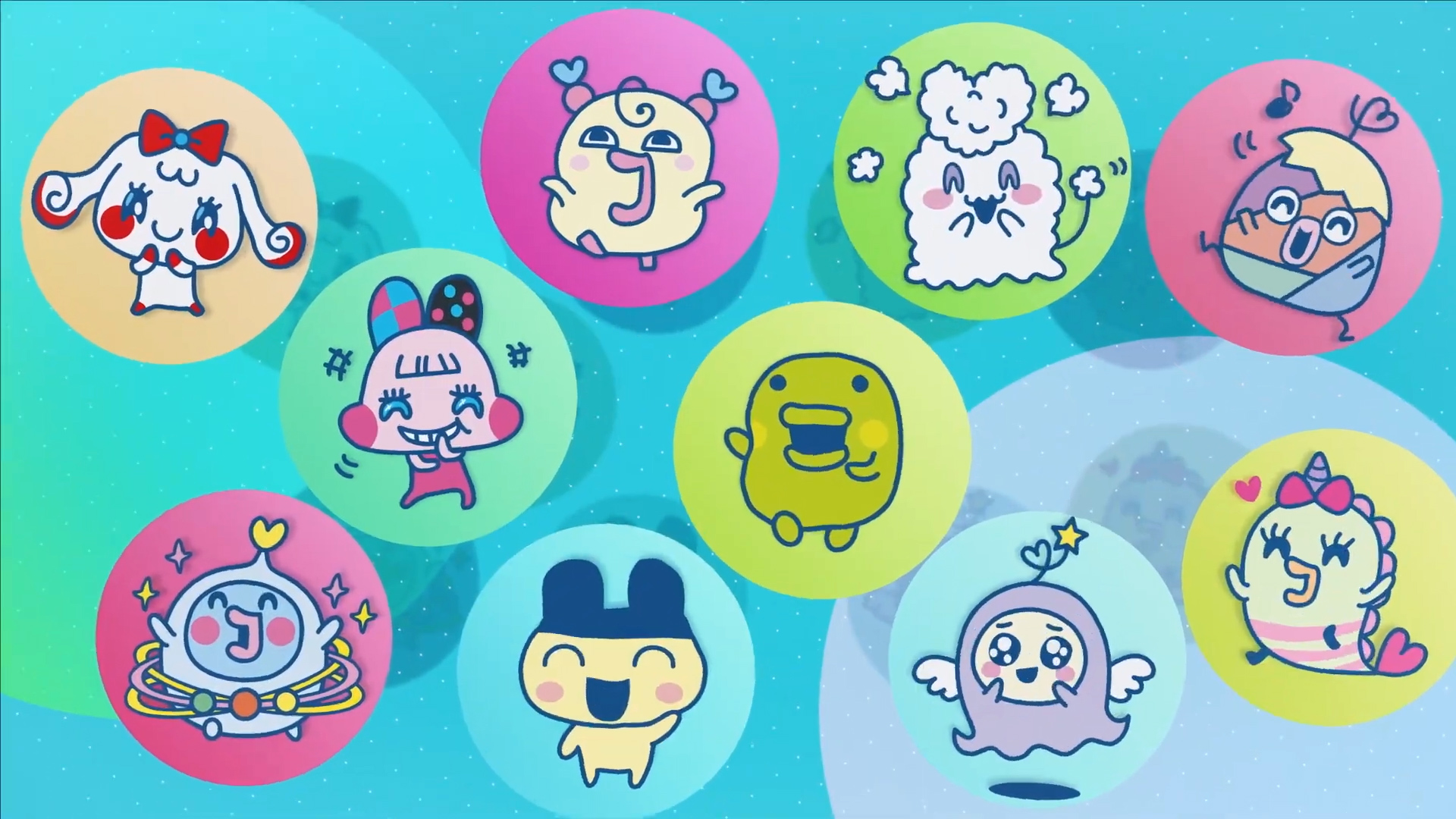 Las diferentes mascotas que se podrá elegir cuidar en el smartwatch de Tamagotchi