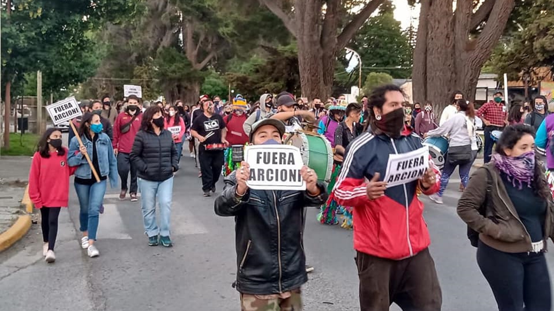 En los últimos días hubo fuertes protestas en Chubut