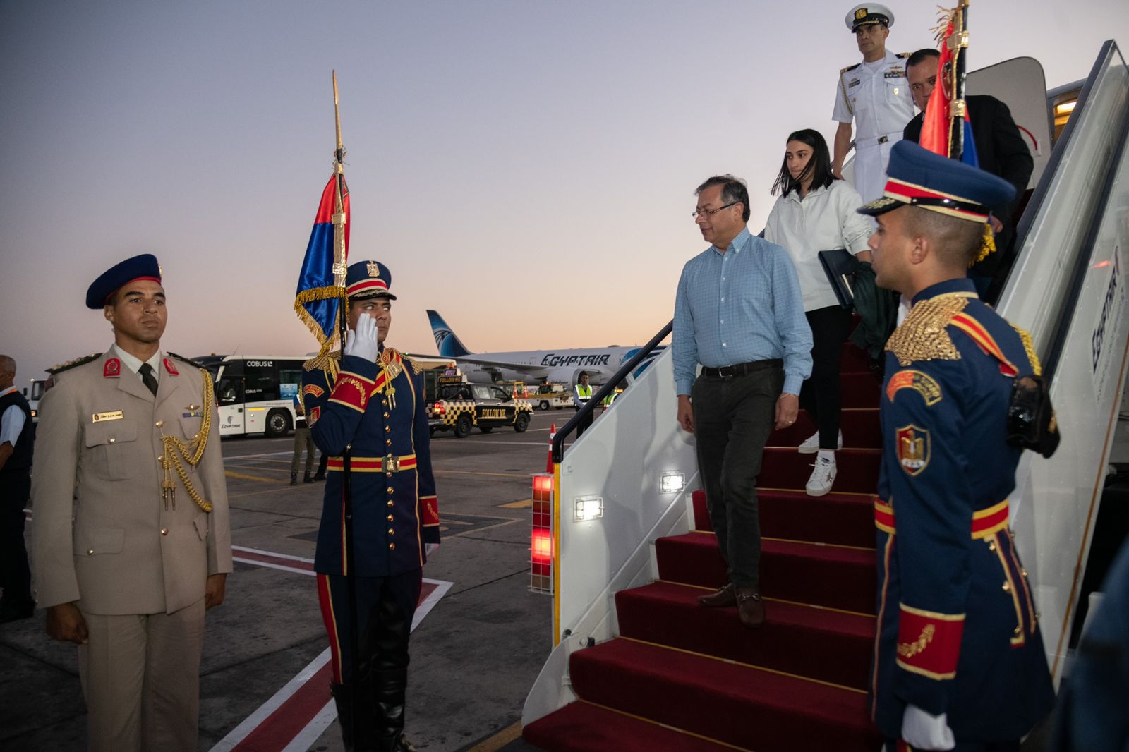 Visita del presidente de Colombia, Gustavo Petro, a Egipto