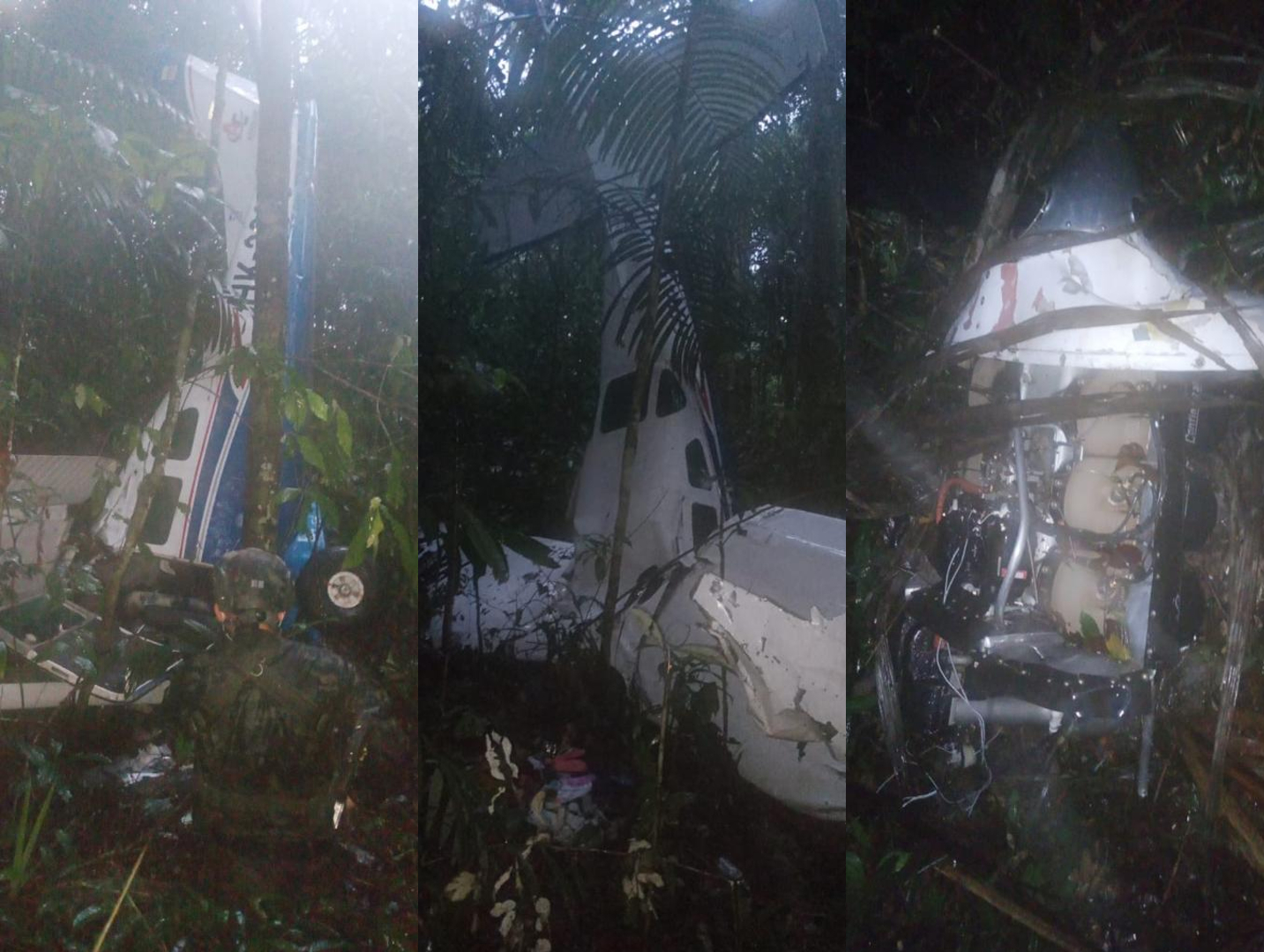 Avioneta accidentada en Guaviare: solo se ha entregado un cuerpo de los tres que fueron hallados 