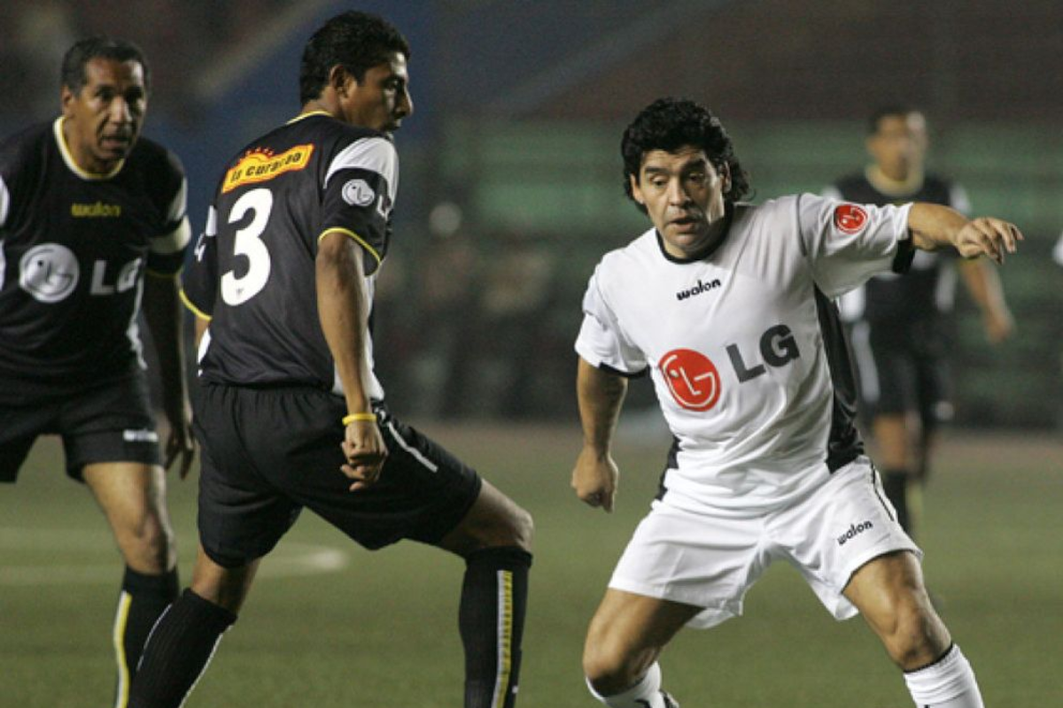 Maradona played at the National Stadium on his last visit to Peru in 2006. (Photo: Internet)