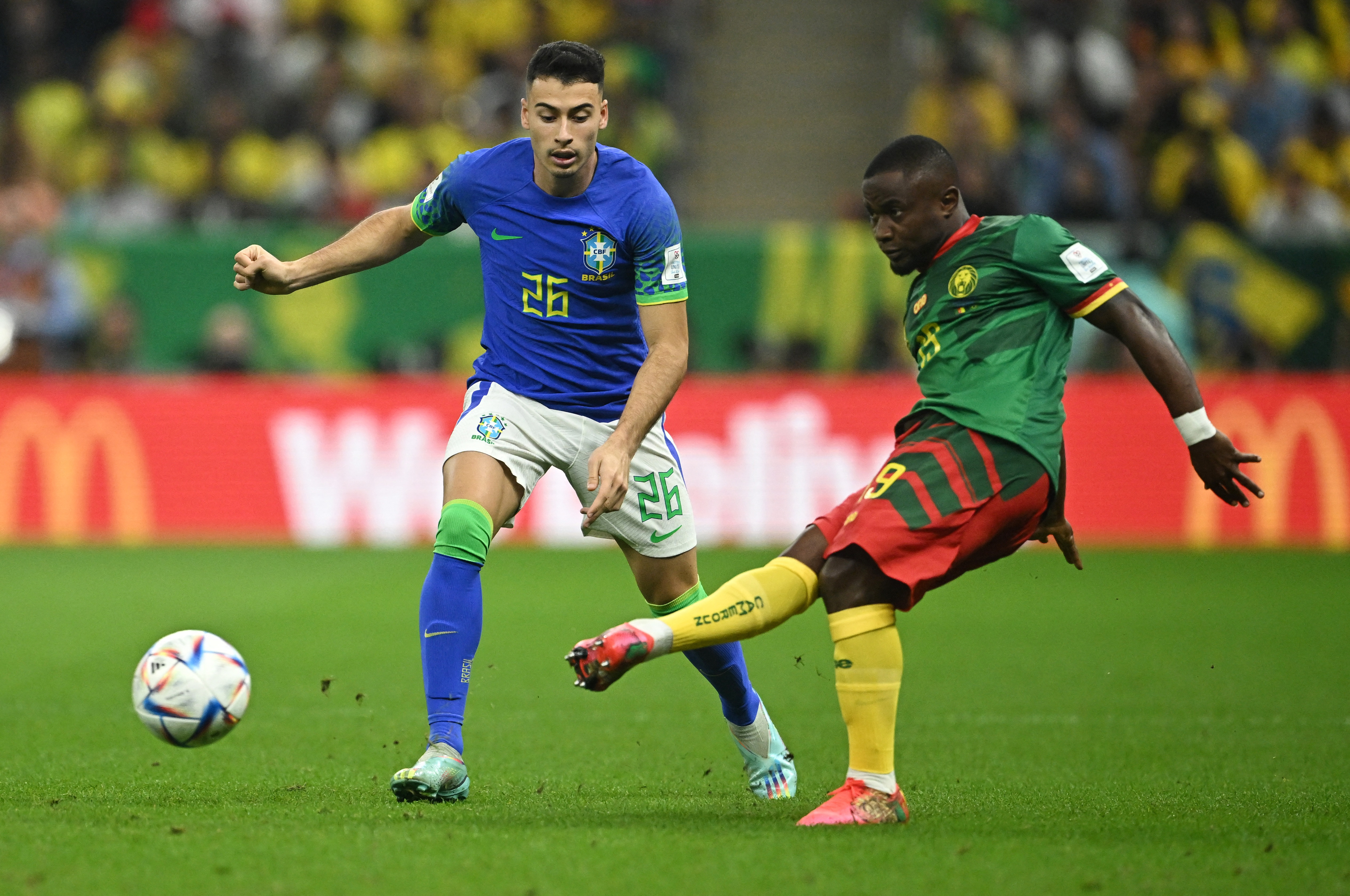 Ya juegan Brasil y Camerún en Lusail (REUTERS/Dylan Martinez)
