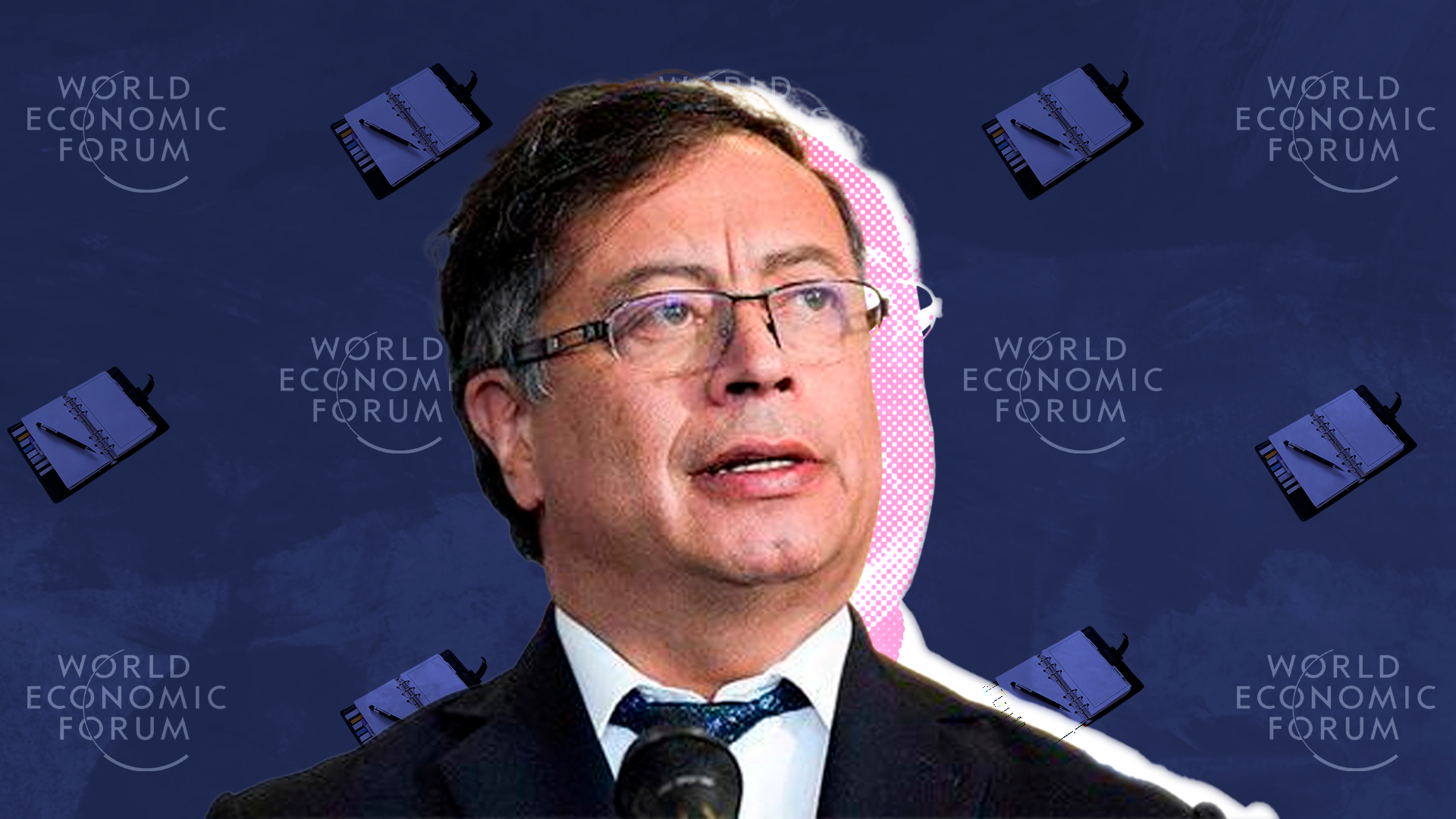 President Gustavo Petro will attend multiple events and meetings between January 17 and 20 at the World Economic Forum.  Infobae (Jesus Aviles)