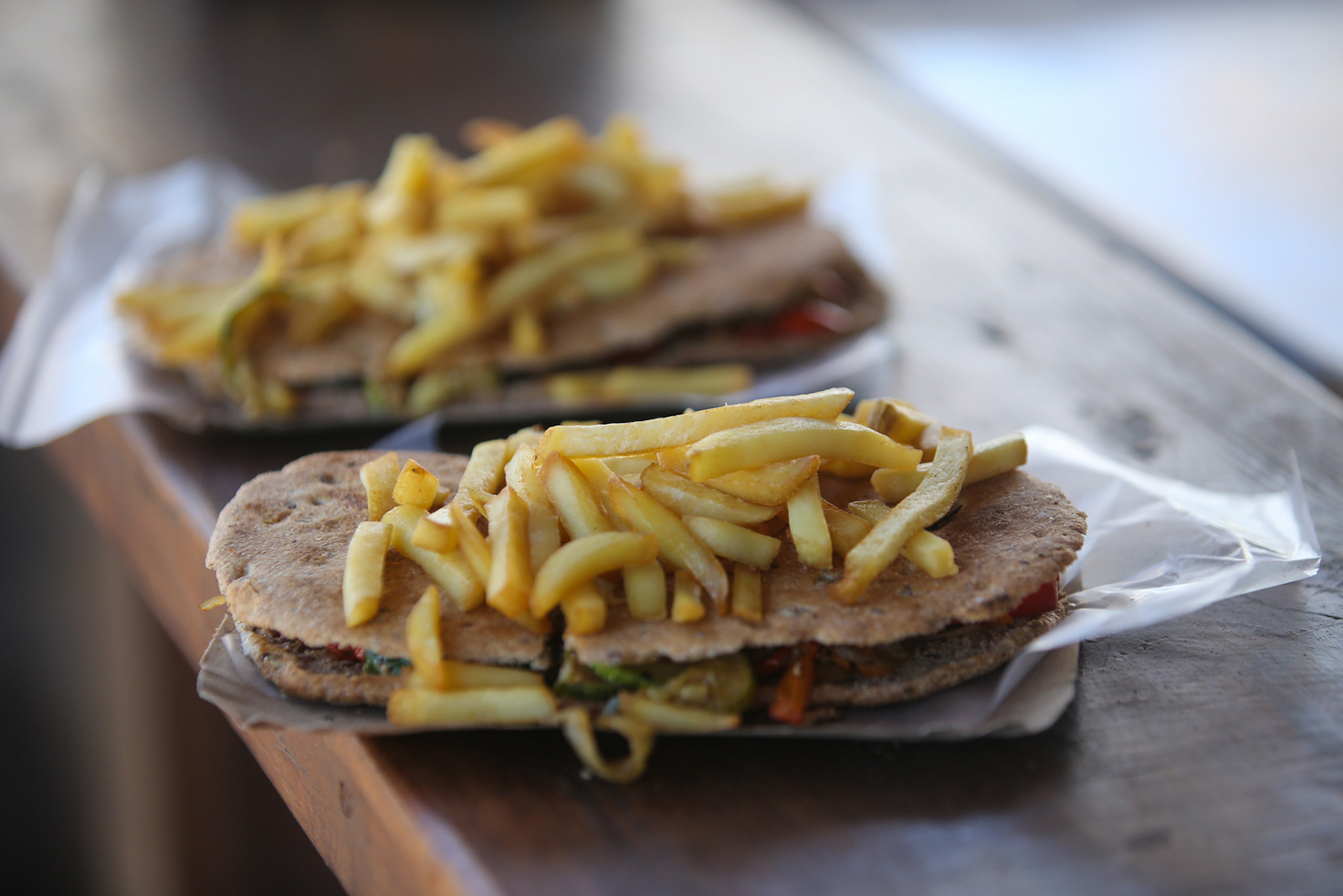 Las opciones saludables en La Restinga: hamburguesas vegana y sándwiches veggies entre 2.000 y 1.600 pesos
