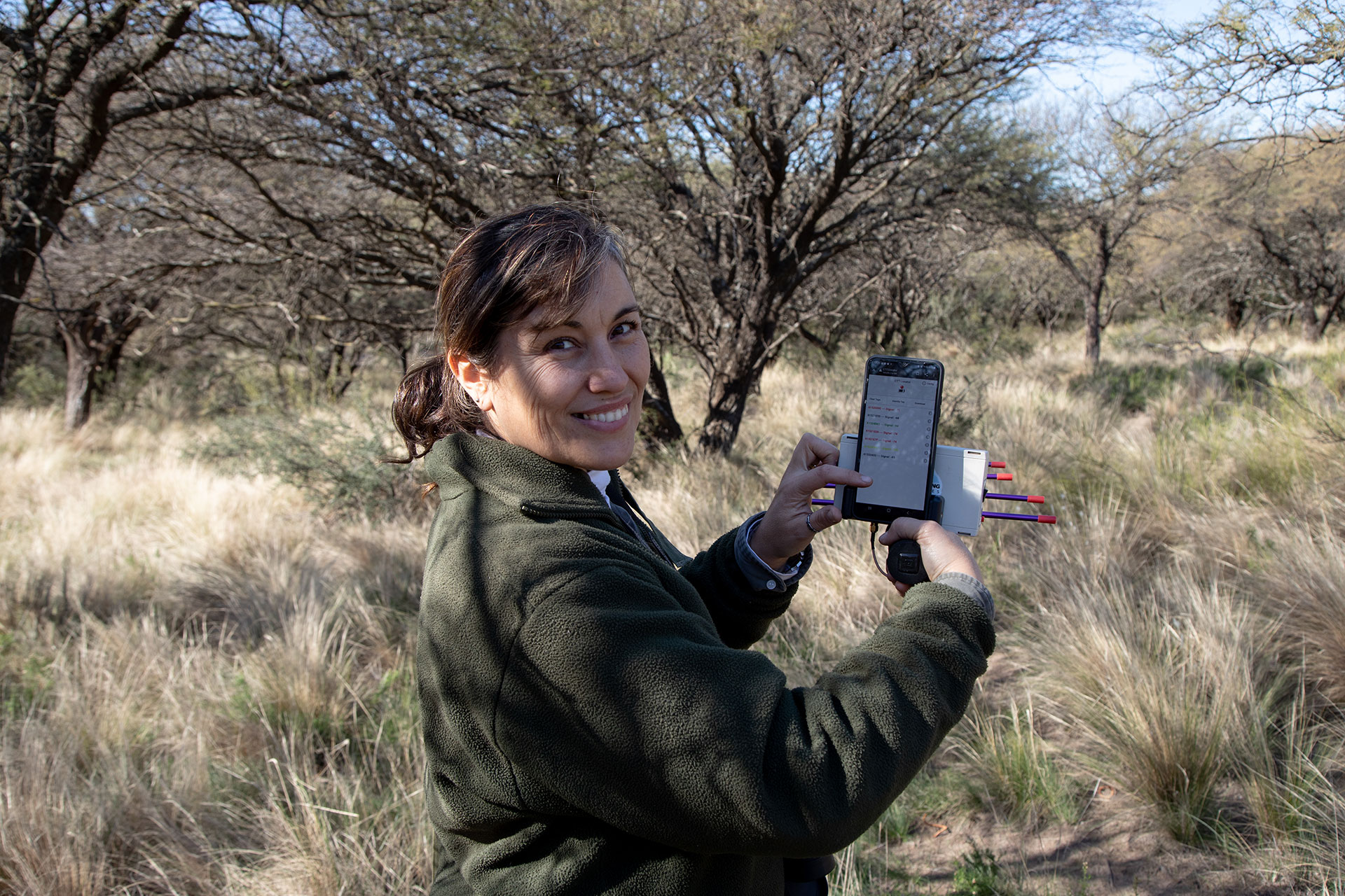Alicia de la Colina es miembro del Centro de Supervivencia de Especies Argentina para Fundación Temaikèn