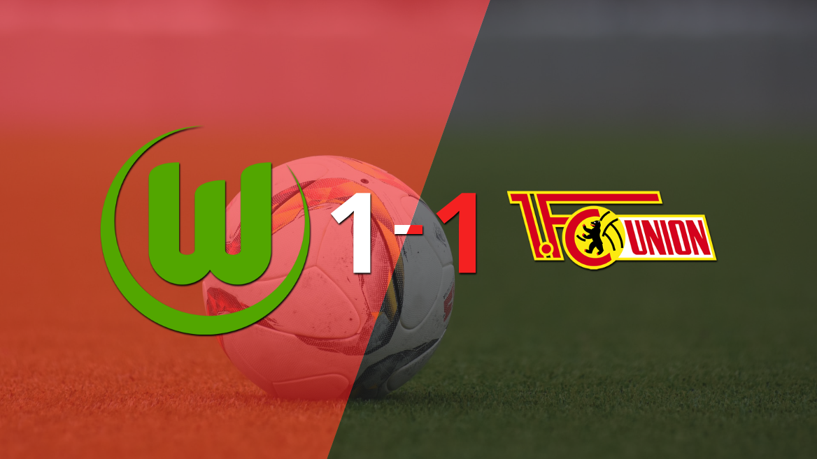 Wolfsburgo logró sacar el empate de local frente a Unión Berlín