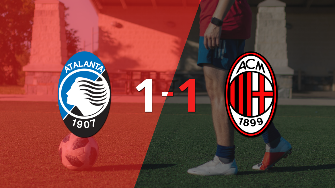 Reparto de puntos en el empate a uno entre Atalanta y Milan