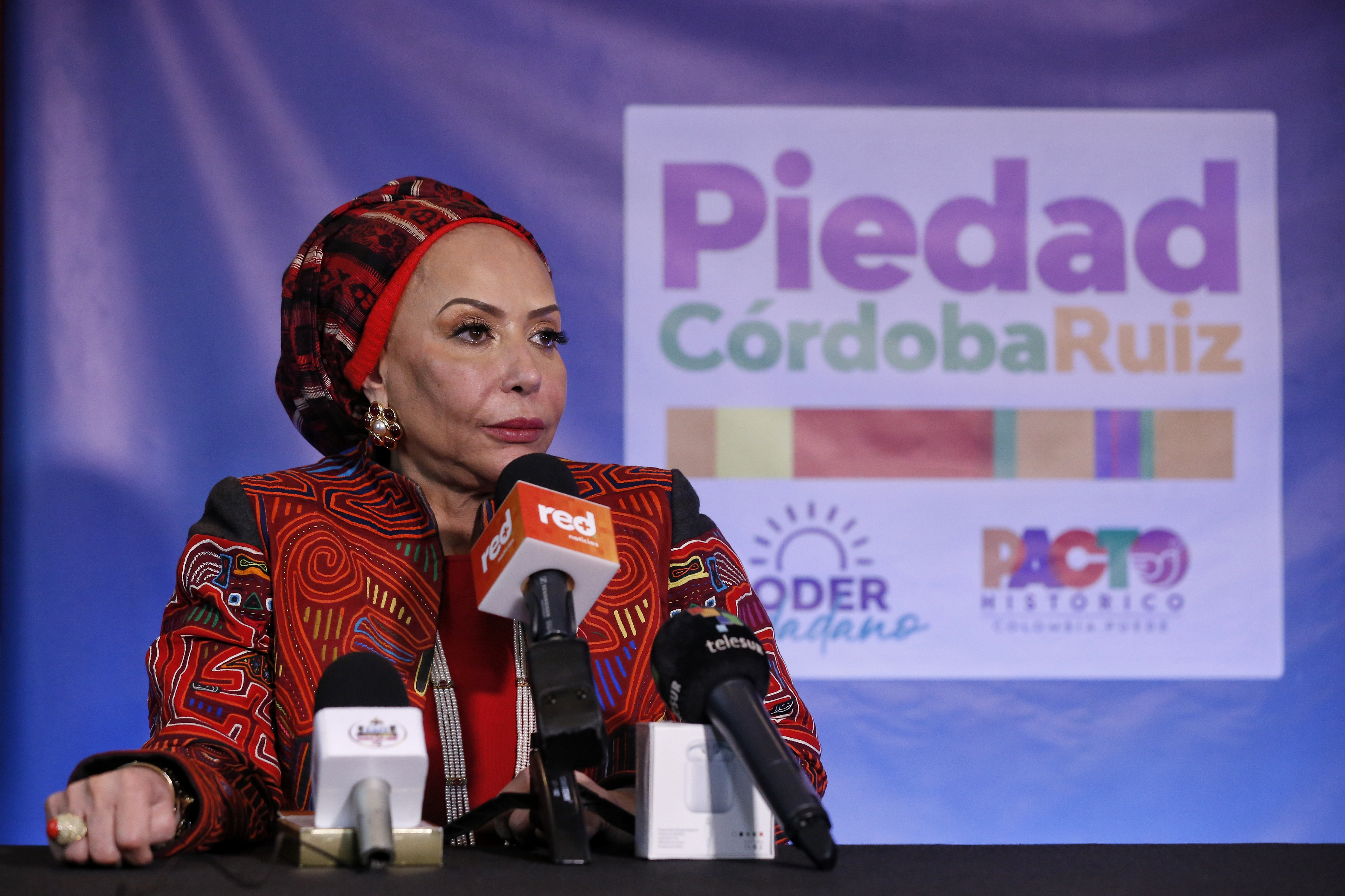 La exsenadora Piedad Córdoba (foto) y su movimiento Poder Ciudadano se suman al Pacto Histórico del precandidato presidencial Gustavo Petro. (Colprensa - Camila Díaz)