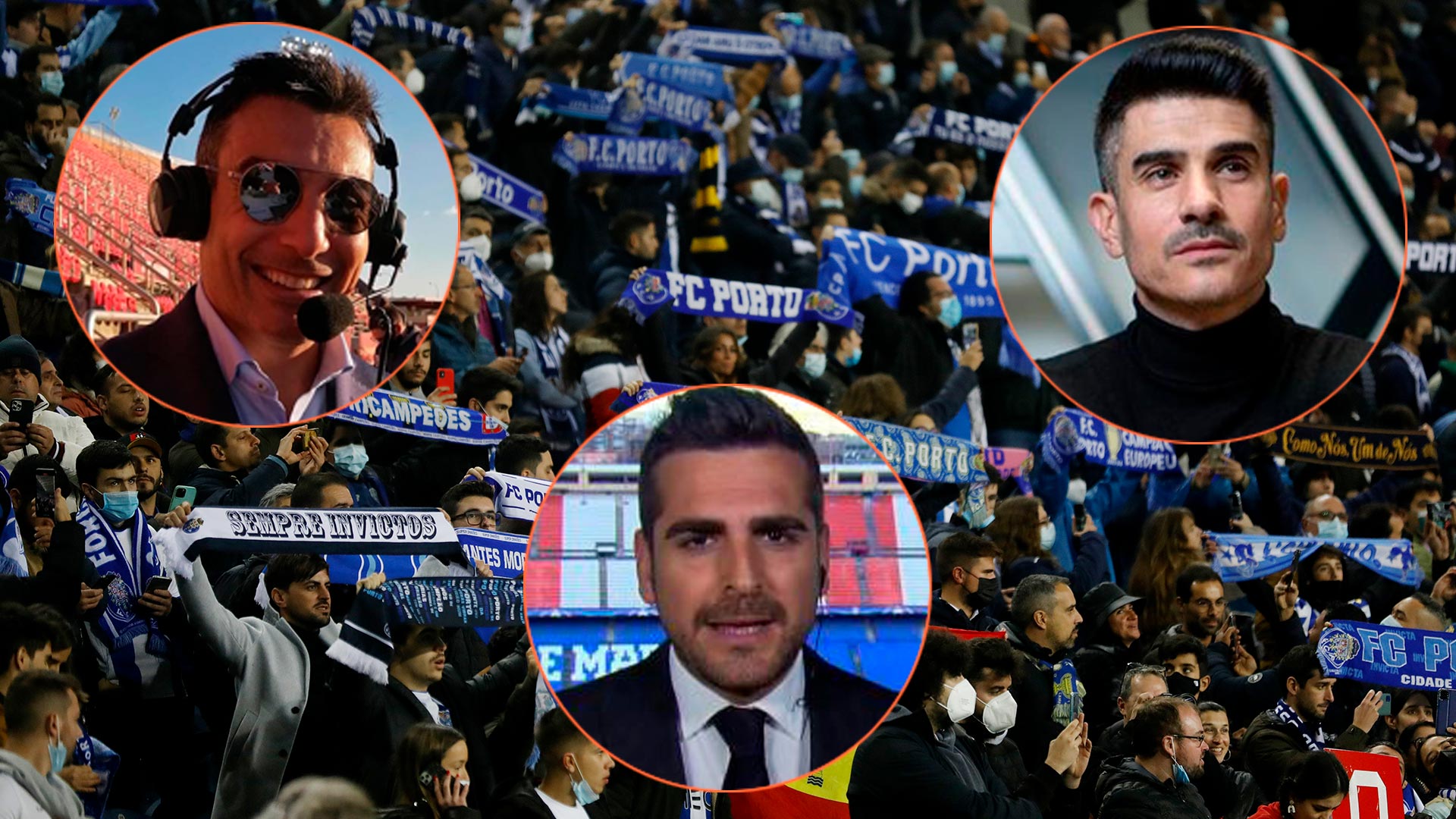 El ex futbolista Gustavo López y dos periodistas fueron agredidos por fans del Porto en plena transmisión: “Se está poniendo fea la cosa”