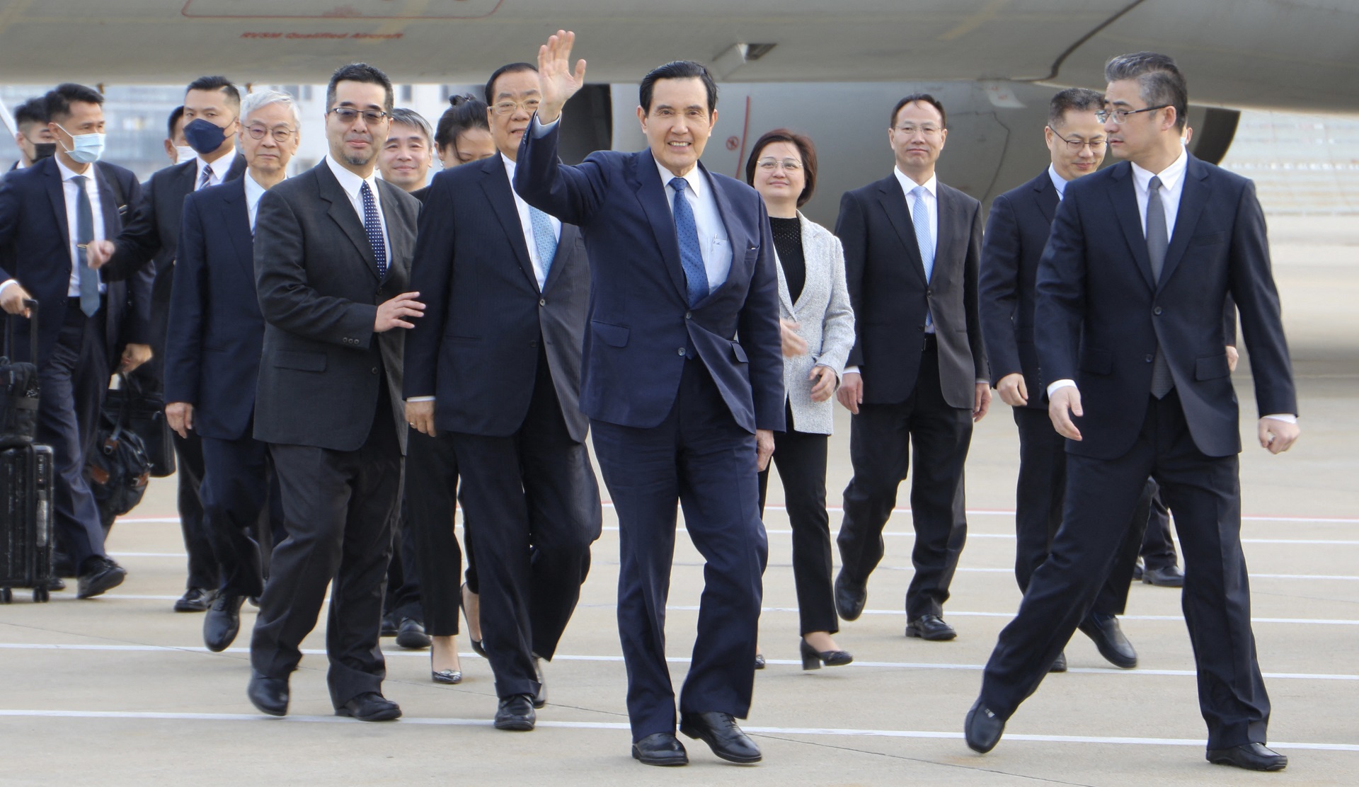 El ex presidente de Taiwán Ma Ying-jeou llegó a China en una polémica visita