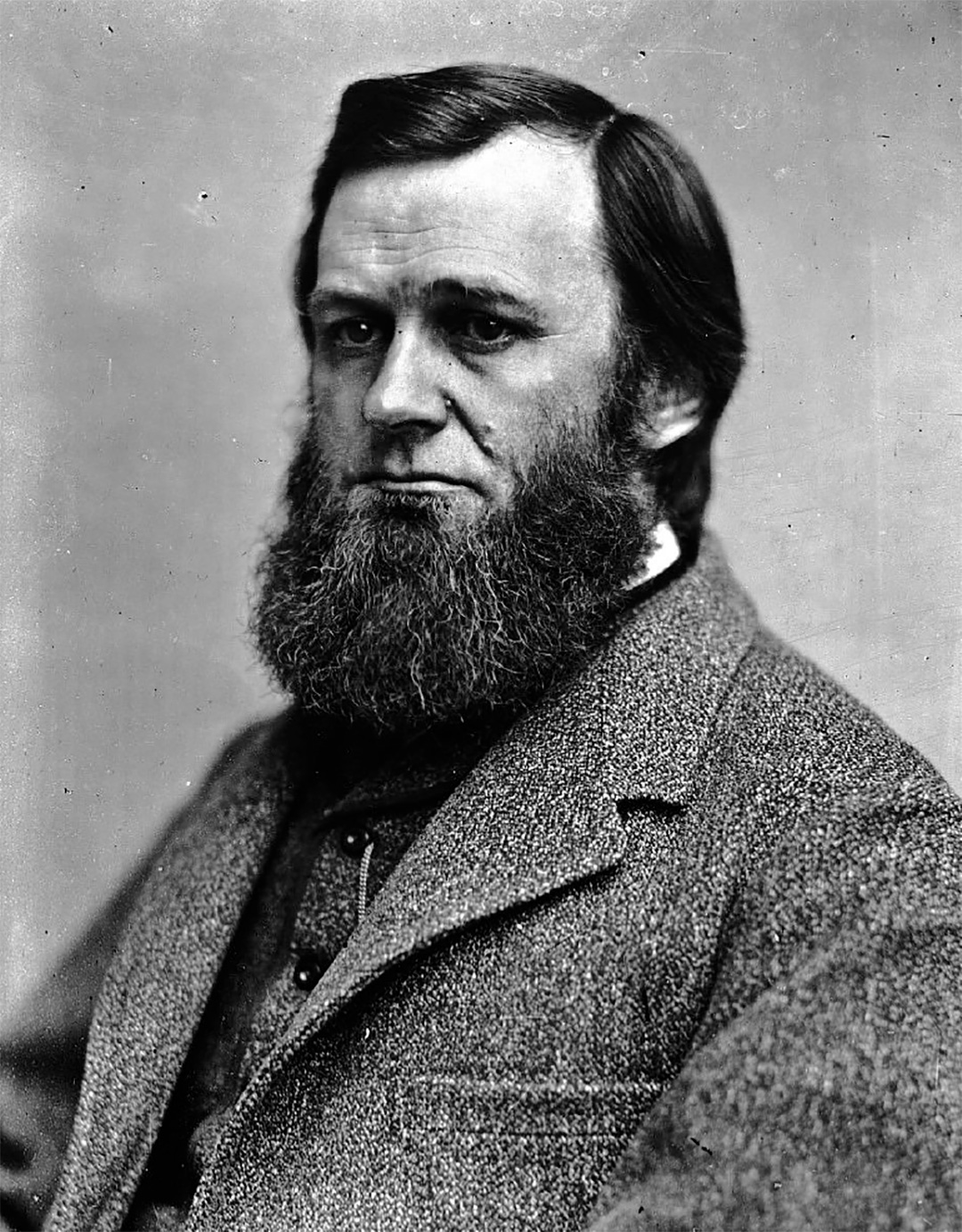 Spencer Fullerton Baird. 10 de enero de 1867 en Washington. (Fot. William Bell. Cortesía Smnithsonian Institution)