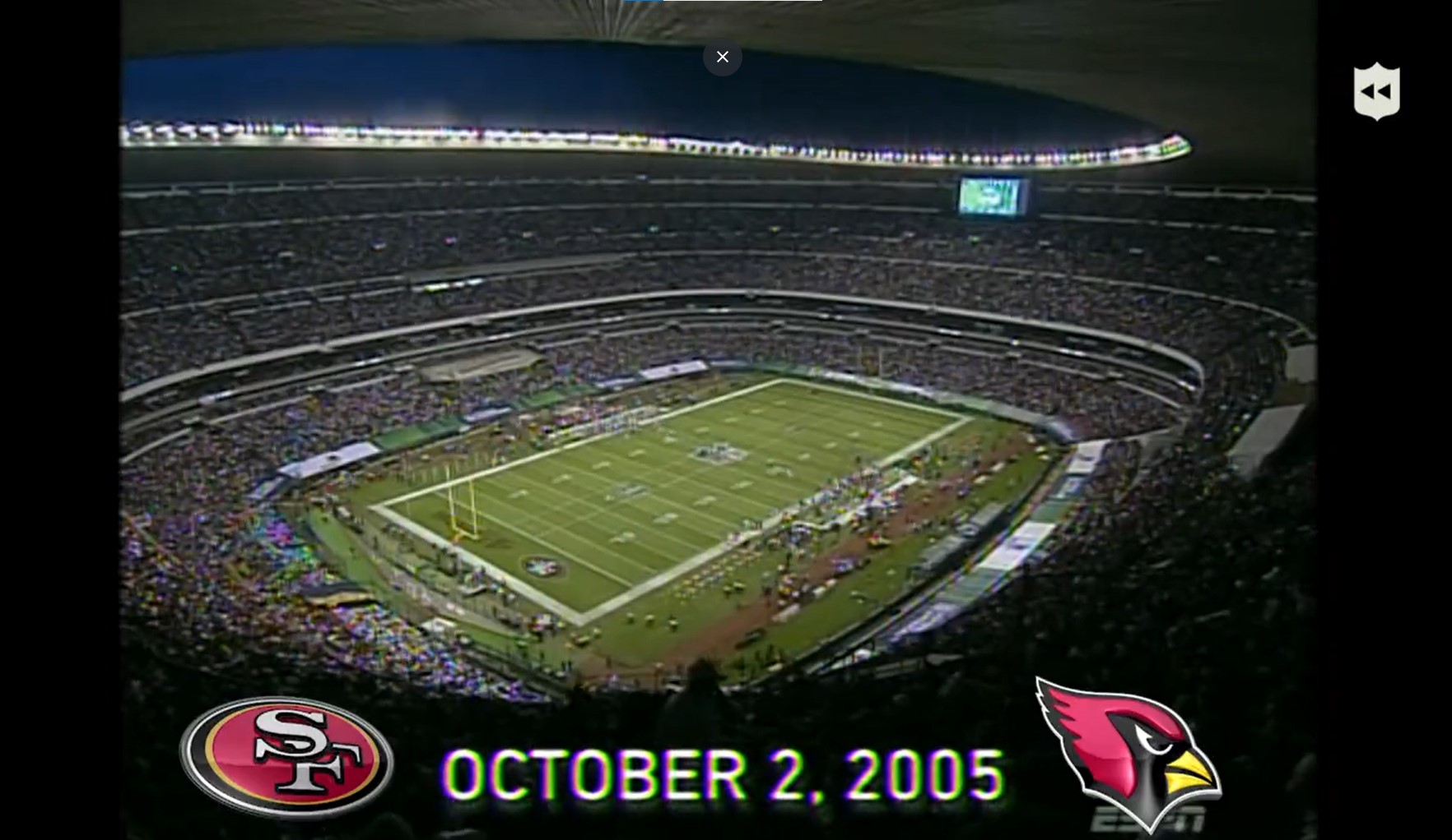 San Francisco y Arizona protagonizaron el primer juego de temporada regular de NFL fuera de Estados Unidos. Foto: @nflmx