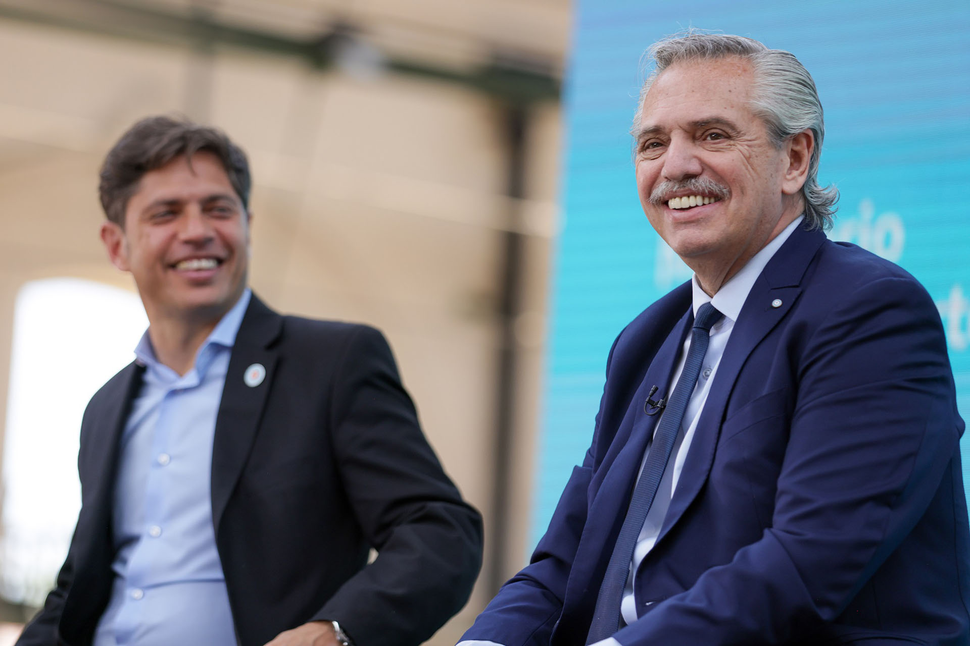 Alberto Fernández y Axel Kicillof volvieron a compartir un acto de gestión en medio del operativo clamor por CFK