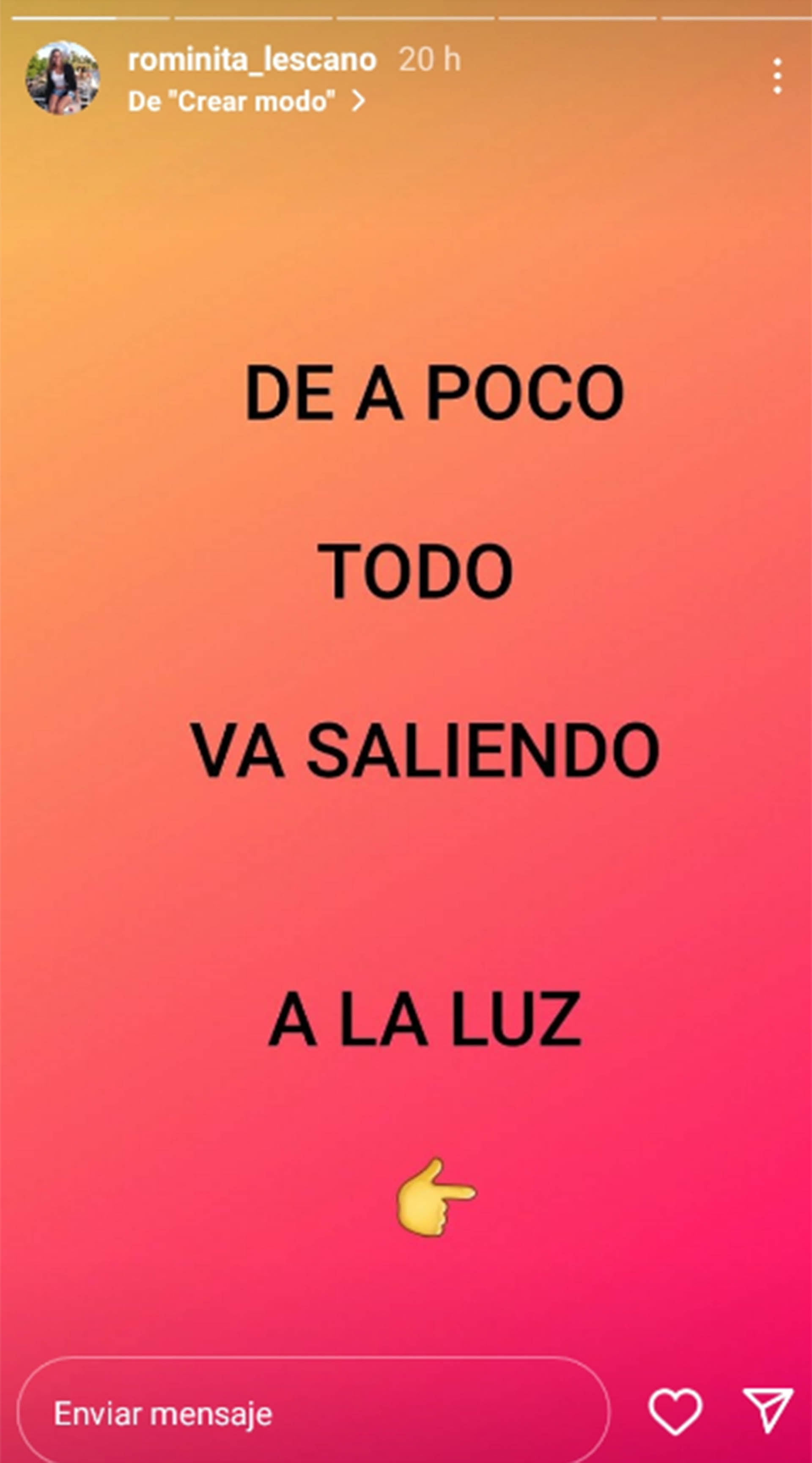 Romina Lescano salió a defender a su hermano