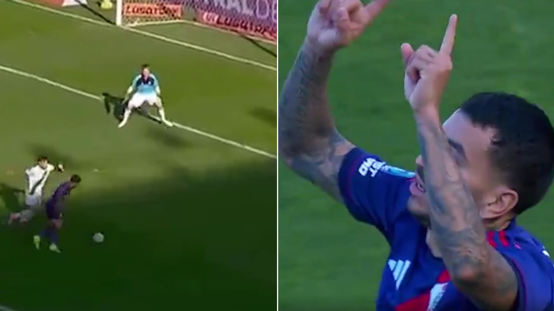 El gol de &Aacute;ngel Correa en el triunfo de River Plate sobre Banfield y el especial mensaje para Coudet: 
