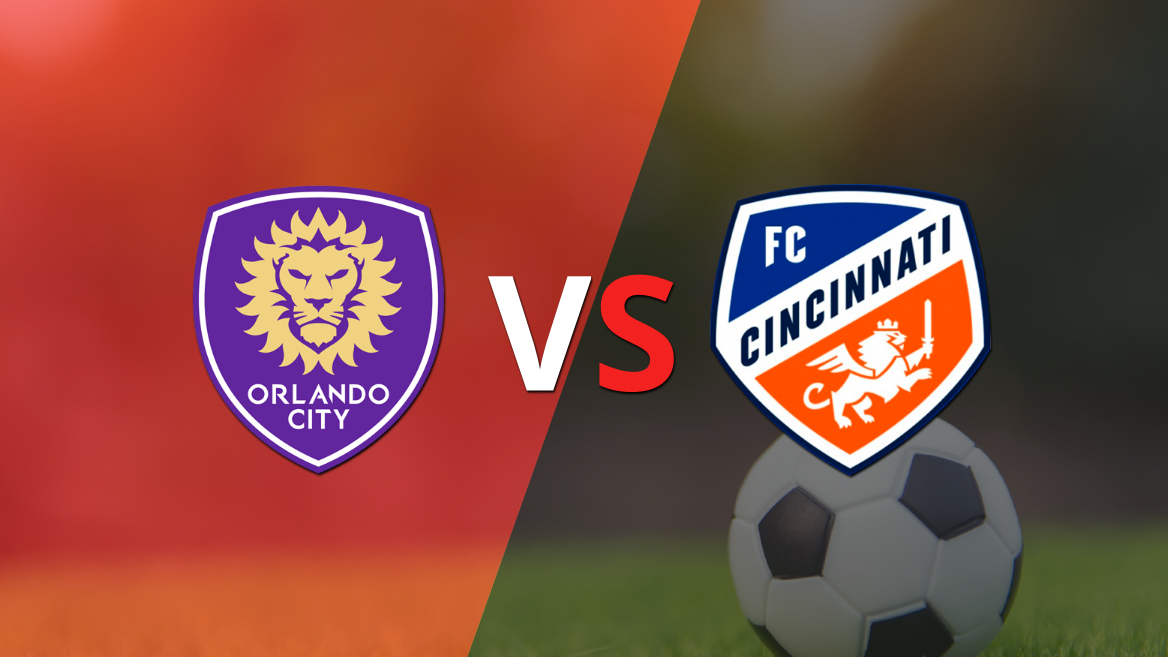 Orlando City SC y FC Cincinnati empatan sin goles en el inicio del segundo tiempo