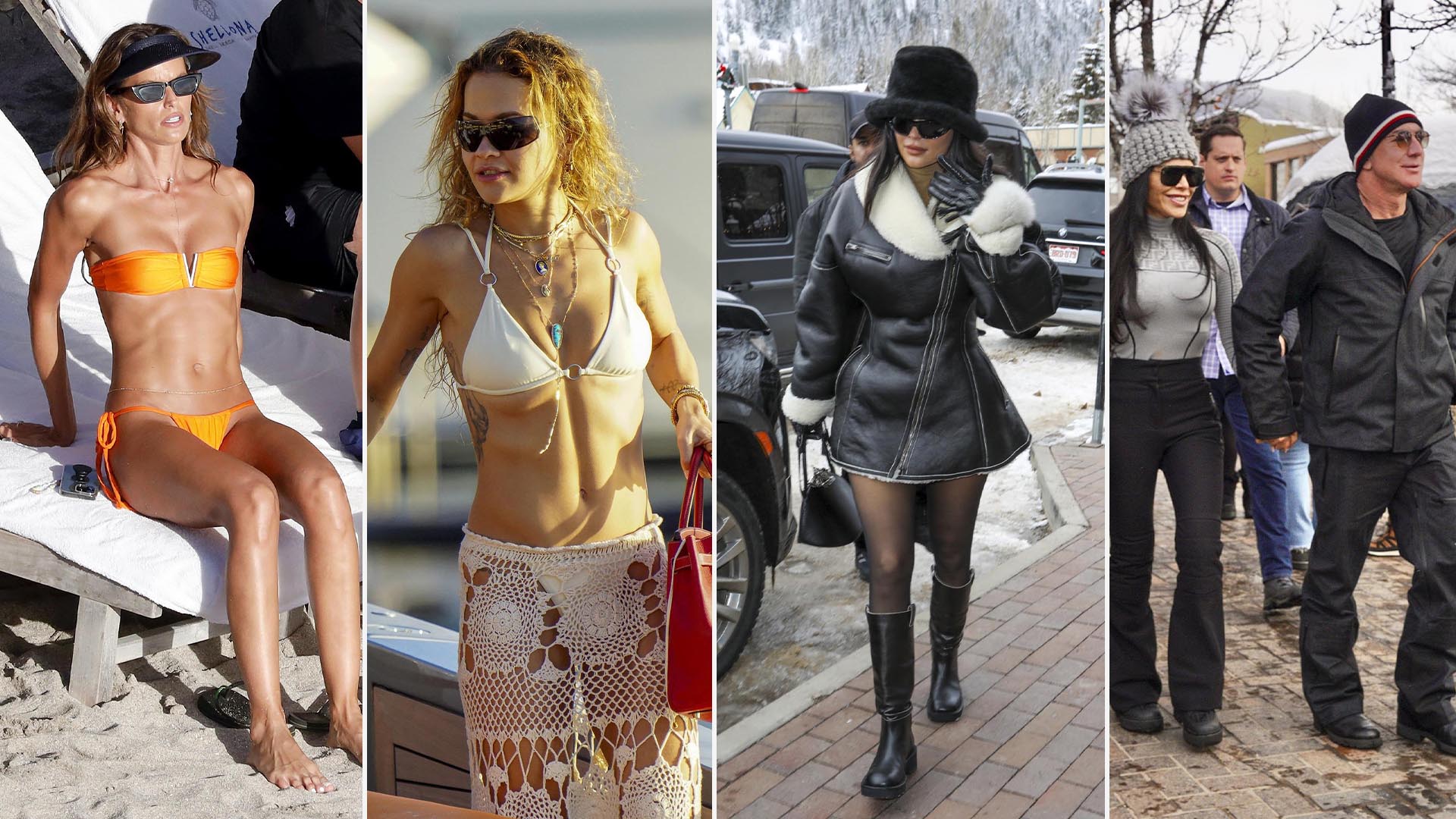 Izabel Goulart y Rita Ora prefieren el sol, mientras Kylie Jenner brilla hasta en el frío: celebrities en un click