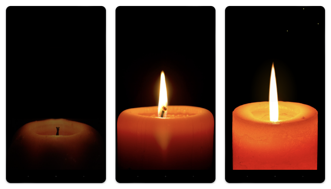 Aplicaciones de velas. (foto: Google Play Store)