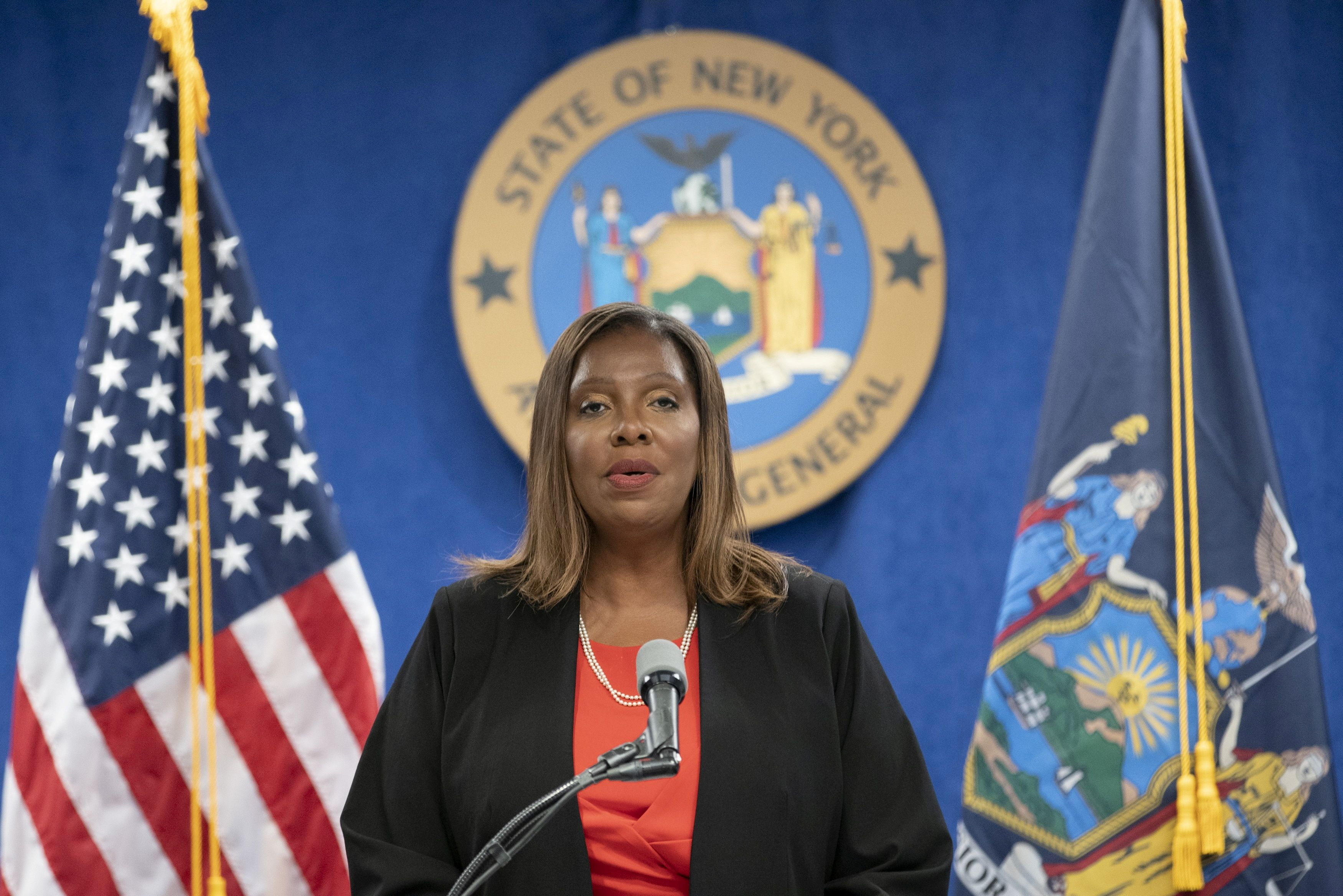 La fiscal general del estado de Nueva York, Letitia James (Reuters)