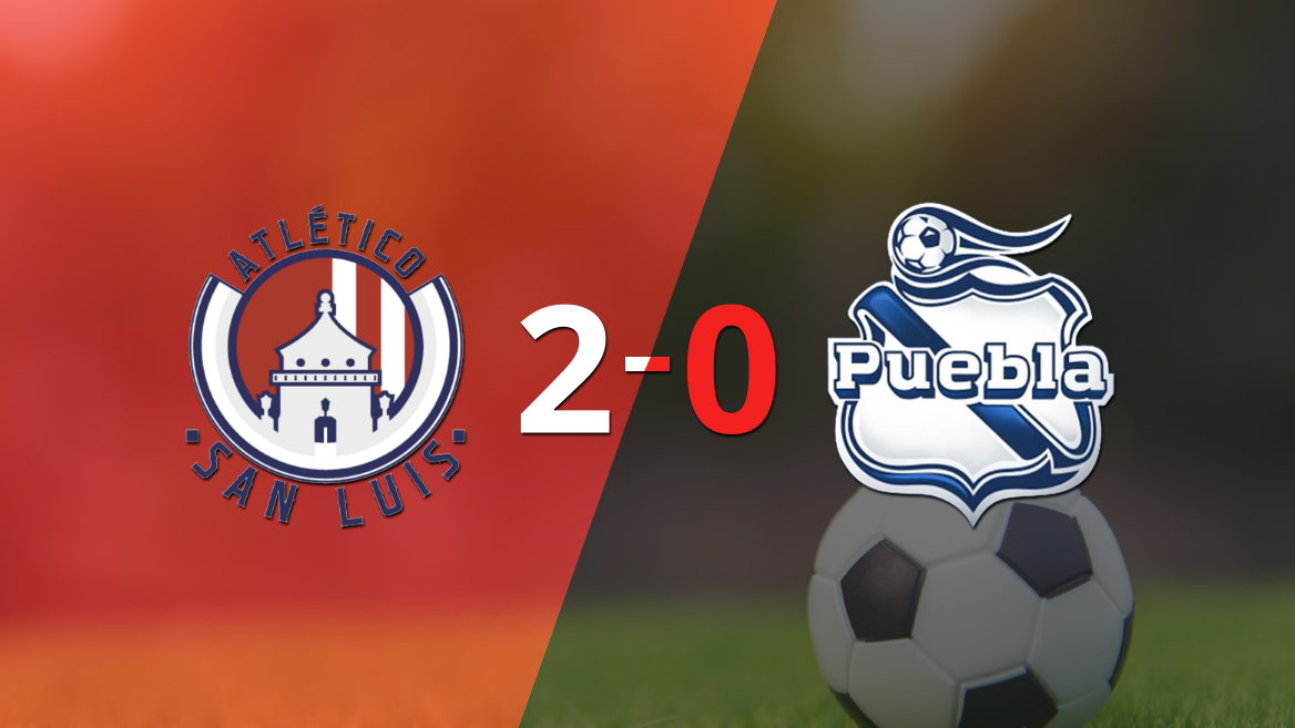 Sólido triunfo de Atl. de San Luis por 2-0 frente a Puebla