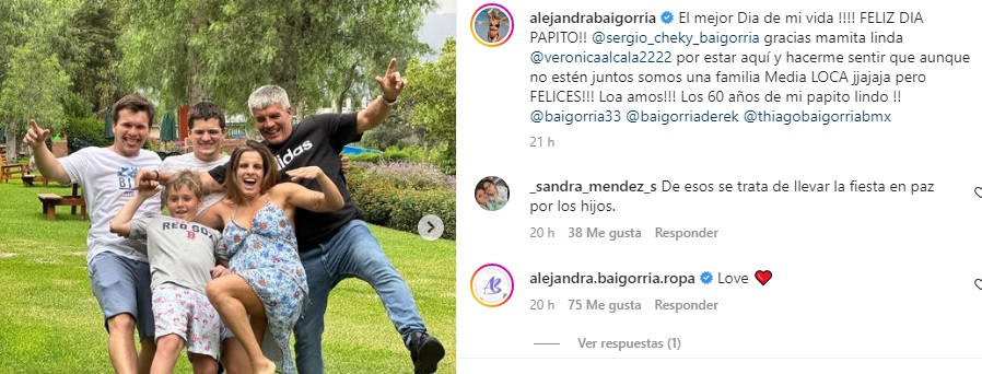 Alejandra Baigorria sorprende a su padre con un gran regalo por su  cumpleaños - Infobae