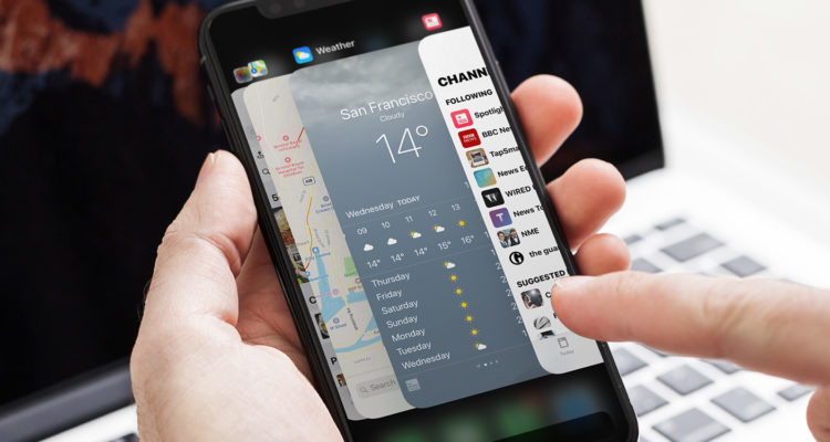 Aplicaciones en segundo plano en iPhone. (foto: Applesfera)