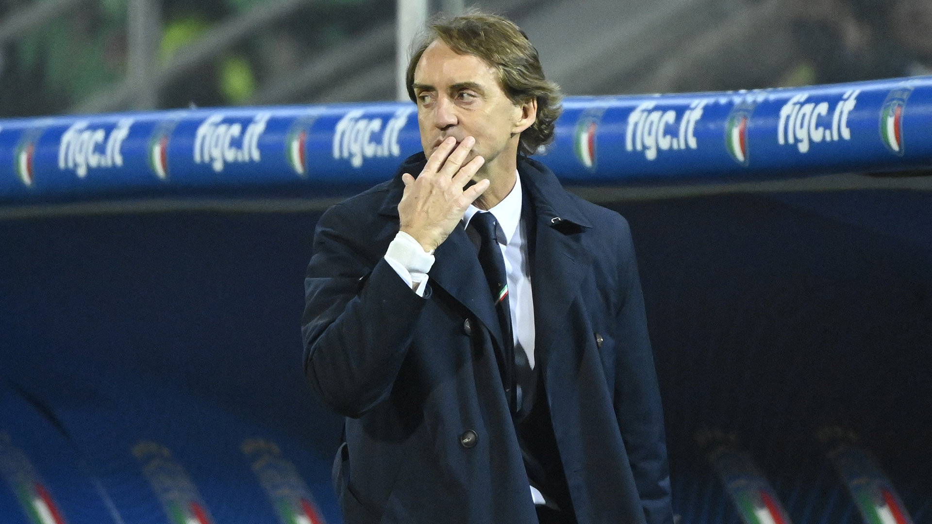 El futuro de Roberto Mancini está en dudas tras la eliminación (AFP)