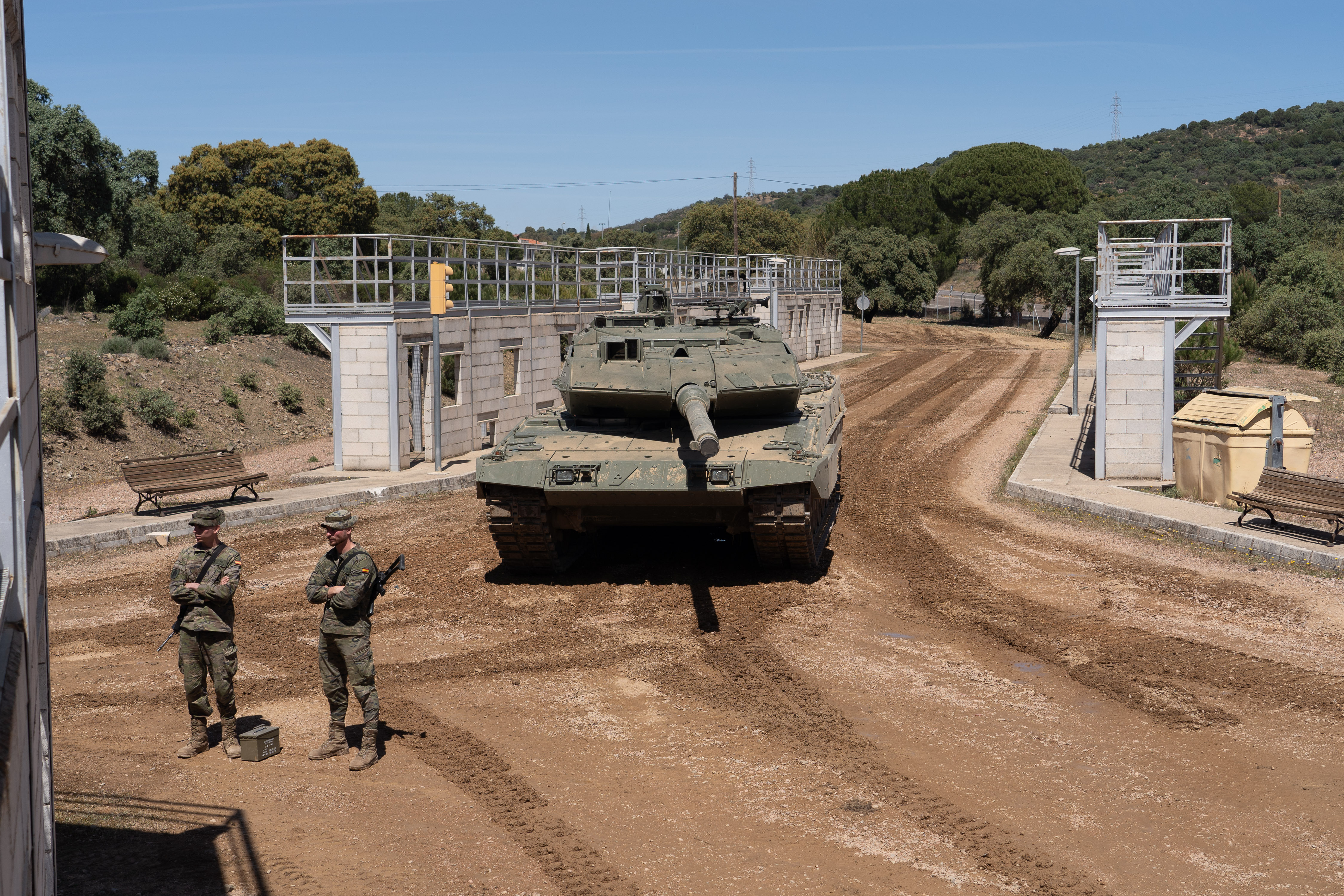 Llegan a Polonia los carros de combate españoles destino Ucrania