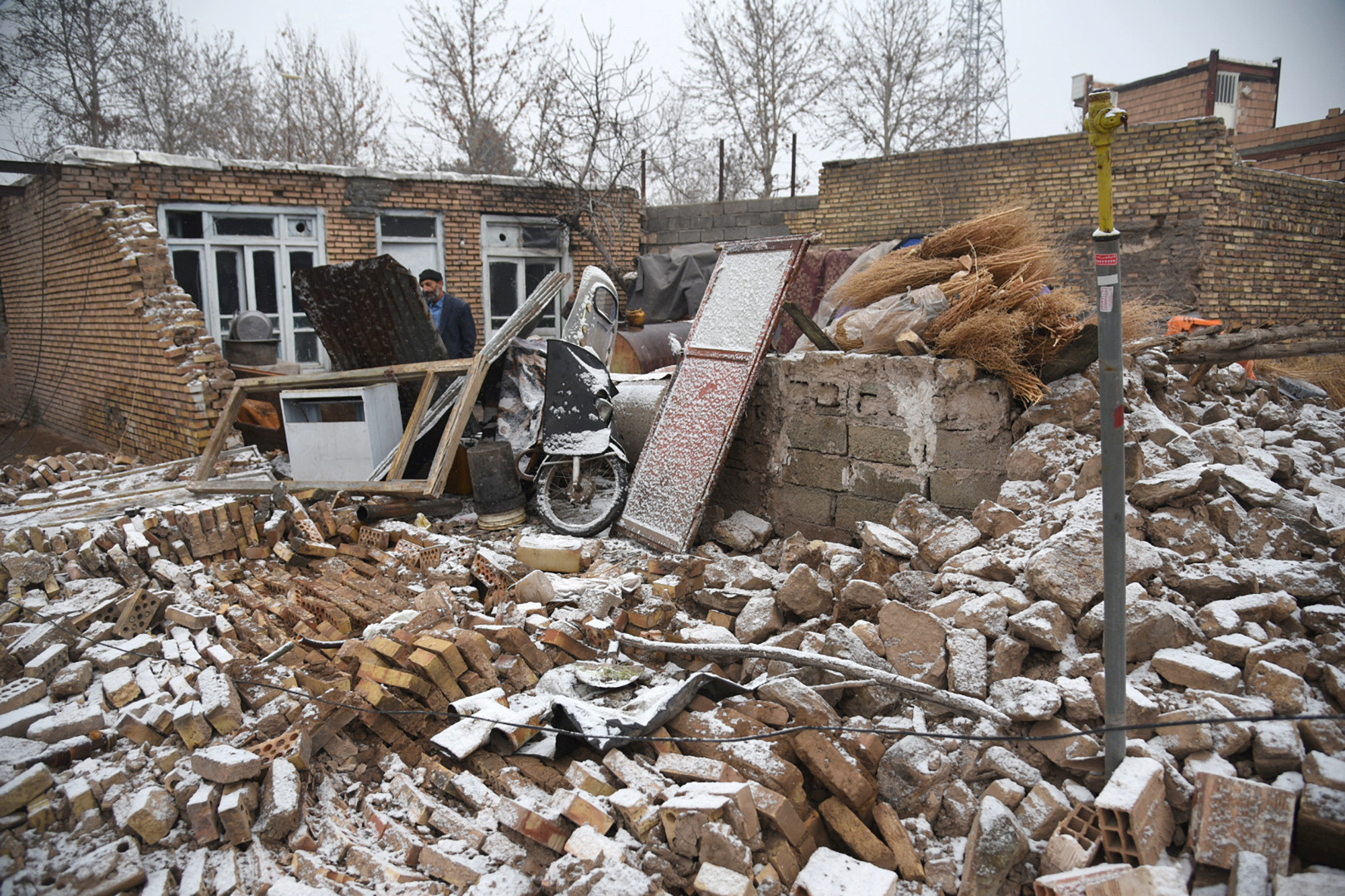 Al menos tres personas murieron y más de 400 resultaron heridas tras un terremoto en el condado de Khoy, Azerbaiyán Occidental, Irán, 29 de enero de 2023. Soheil Faraji/ISNA/WANA (Agencia de Noticias de Asia Occidental) vía REUTERS 