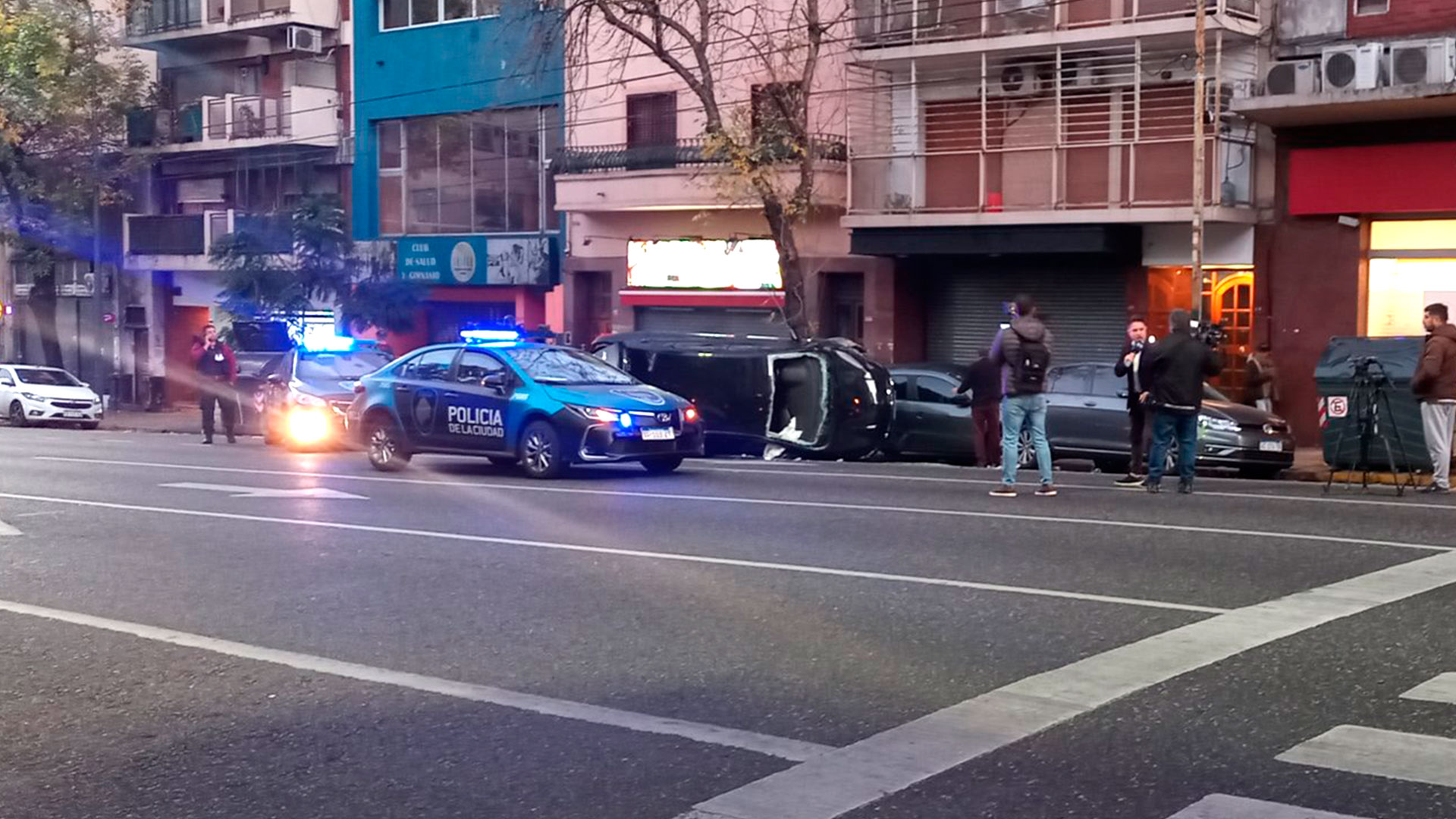 Ocurrió sobre la avenida San Juan al 3100