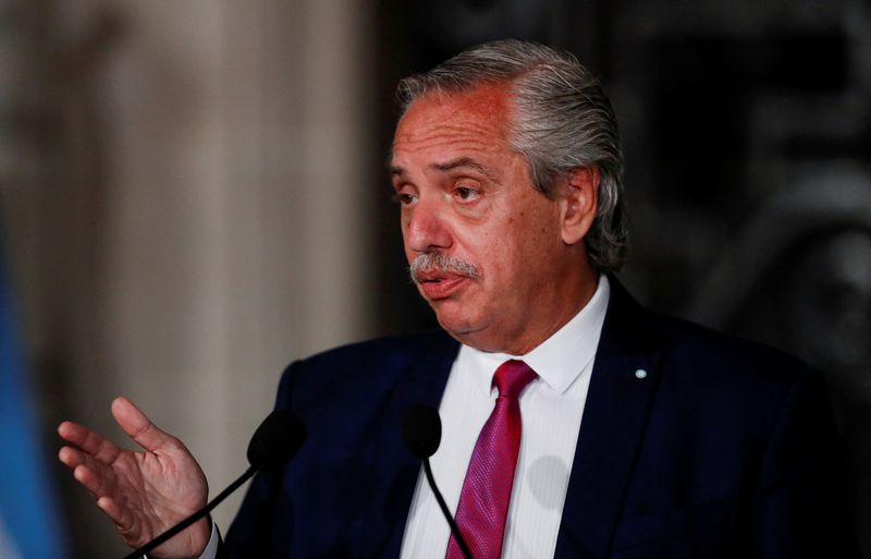 Alberto Fernández, el actual mandatario que dio a conocer su decisión de no ser candidato (REUTERS)