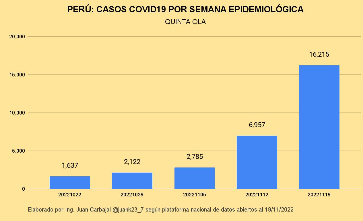 Casos COVID-19 en noviembre. (Juan Carbajal)