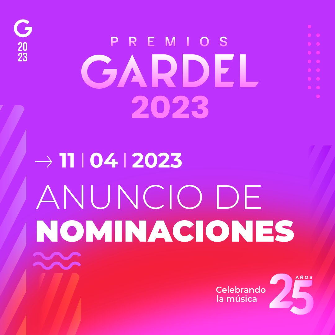 Hoy es el día, hoy se conocen las nominaciones a los Premios Gardel 2023