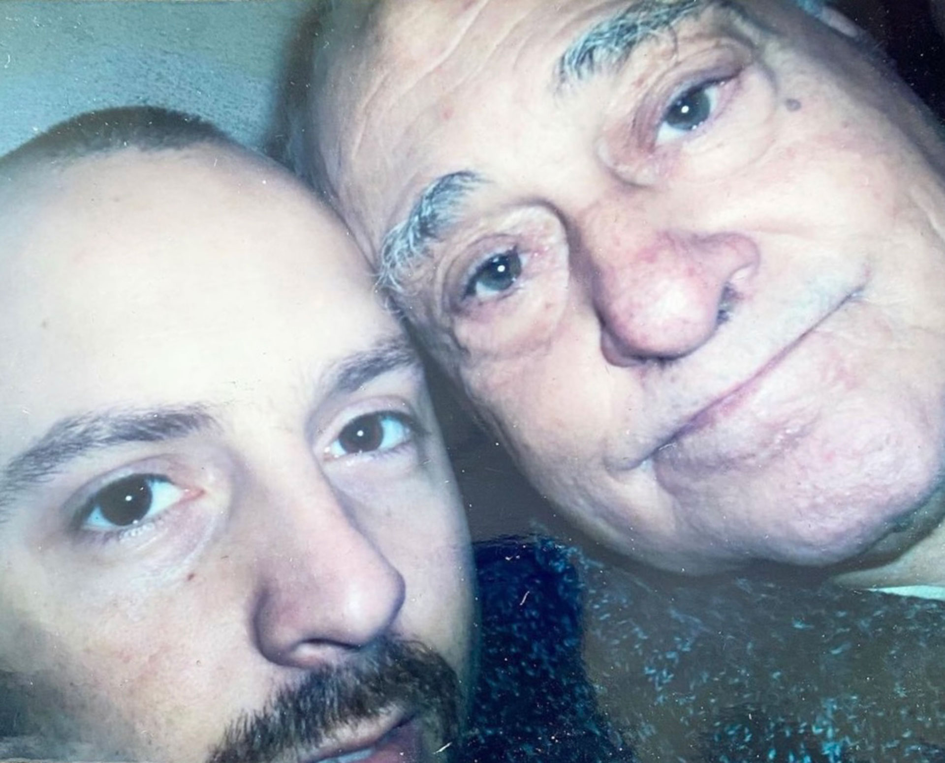 Los Muscari, padre e hijo, en una de sus últimas fotos juntos