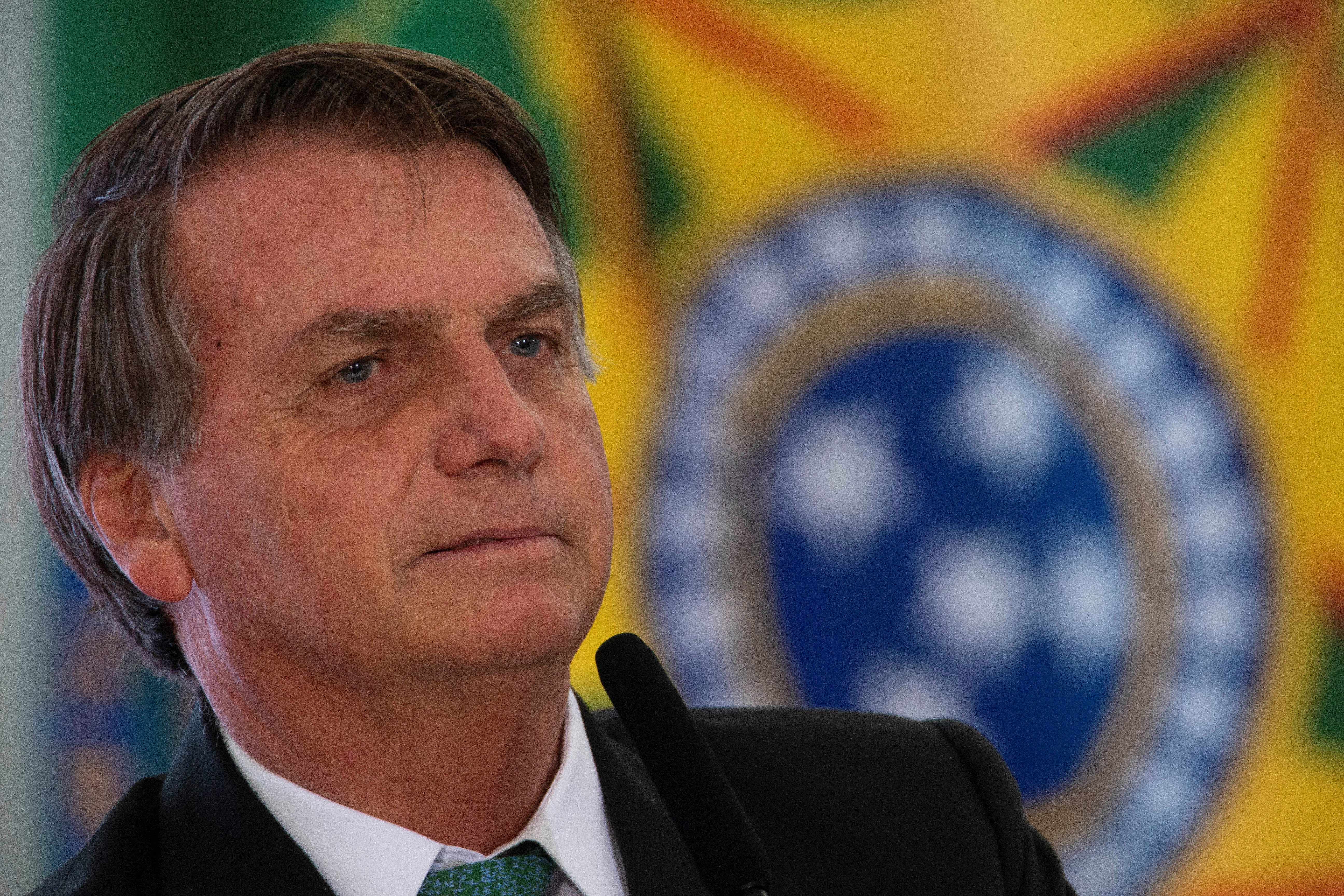 El presidente de Brasil, Jair Bolsonaro