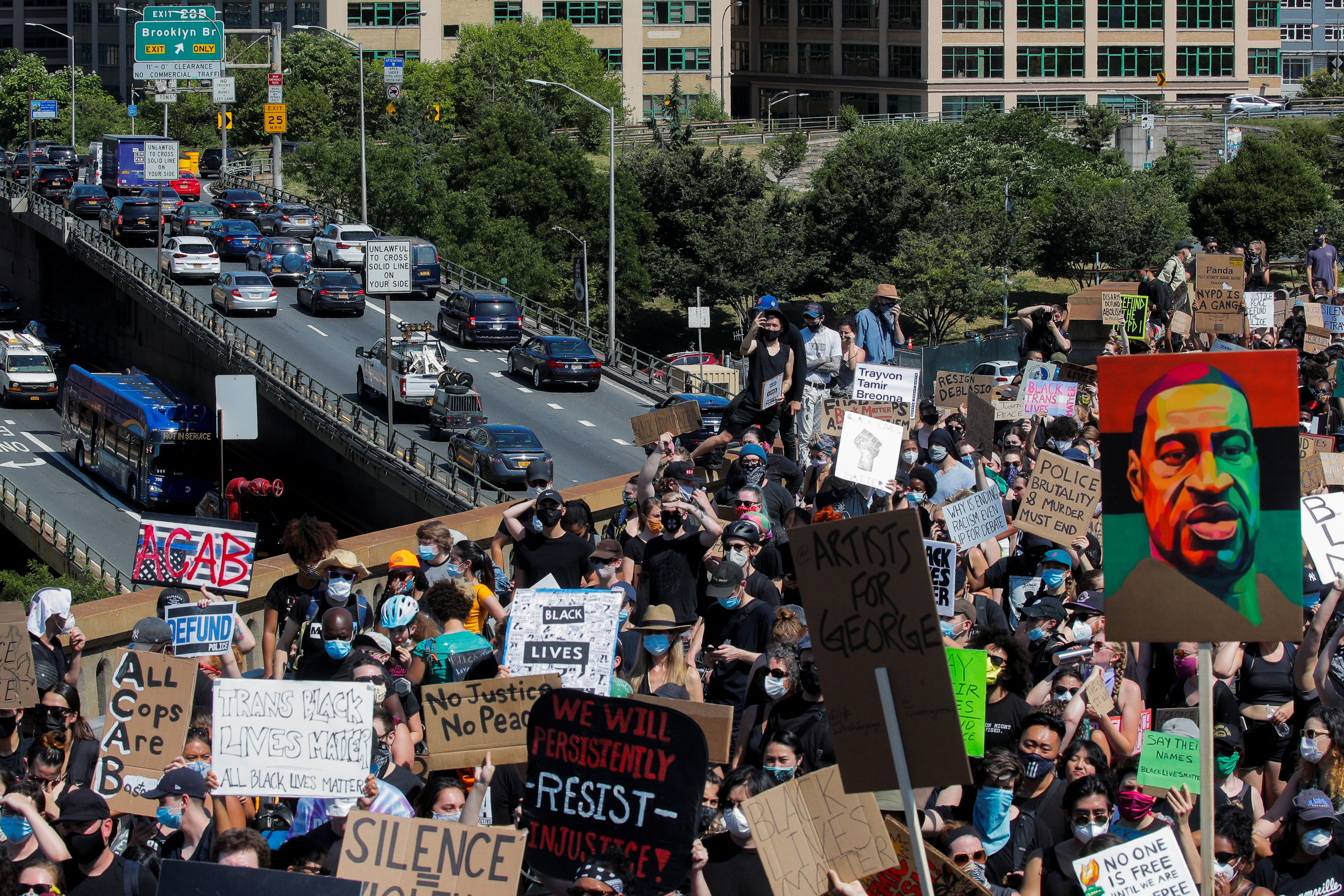 Manifestantes conmemoran el fin de la esclavitud en EEUU REUTERS/Brendan Mcdermid