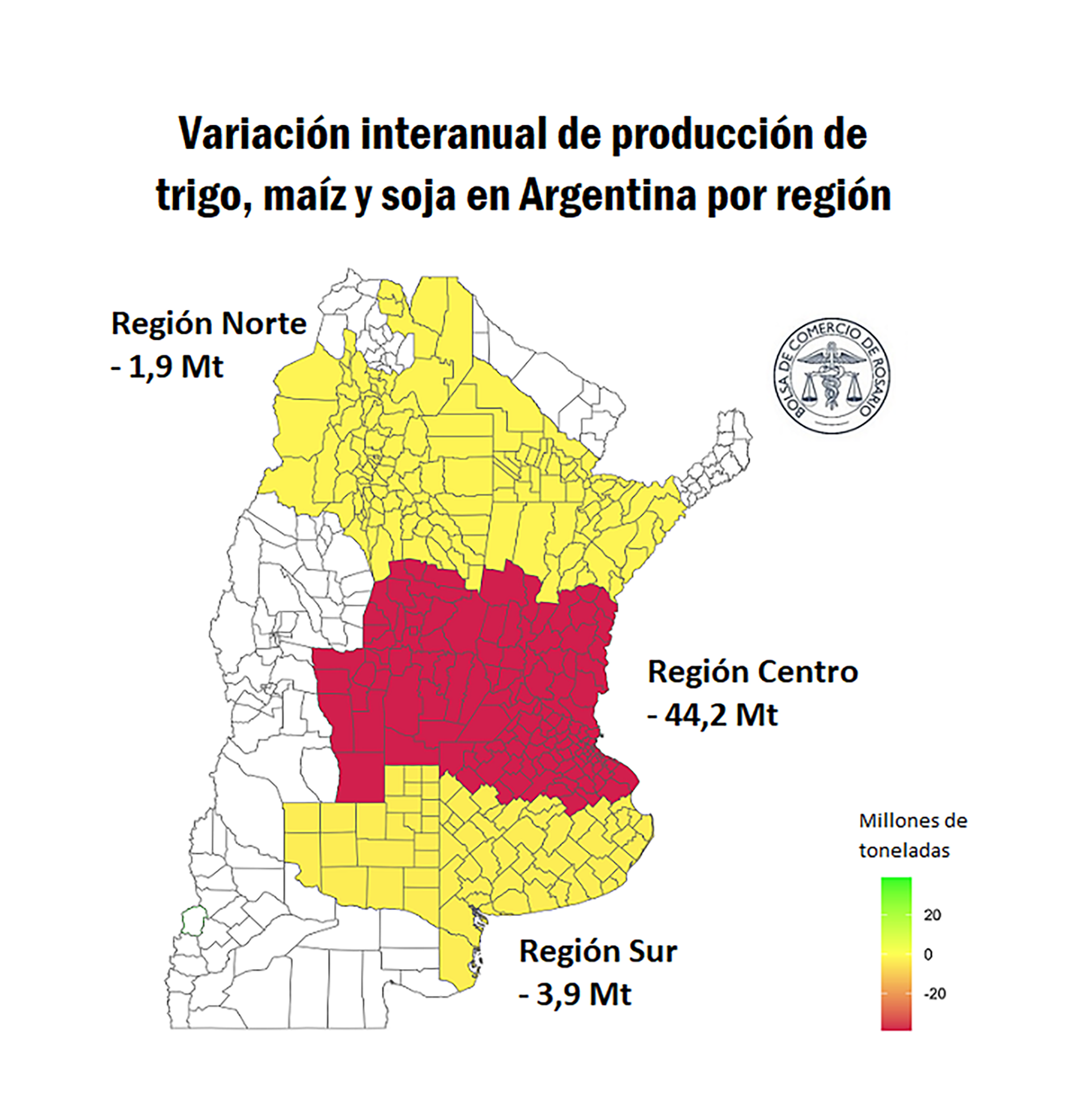 Impacto de la ausencia de lluvias en la principal zona productiva del país 