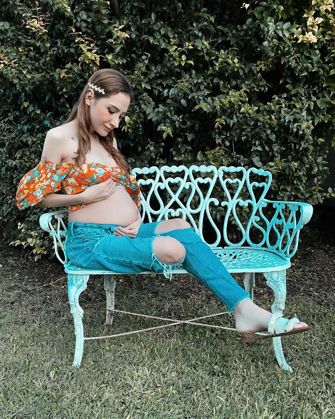 La youtuber tenía poco más de seis meses de embarazo cuando tuvo que someterse a un parto adelantado (Foto: Instagram@paopoulain)