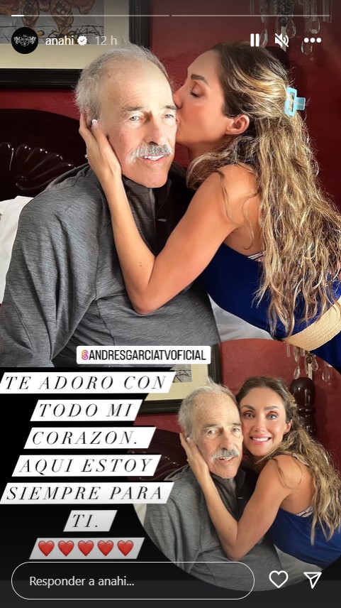 A few weeks ago, Anahí surprised by visiting her great friend in the midst of his illness (Instagram Photo: @anahi)