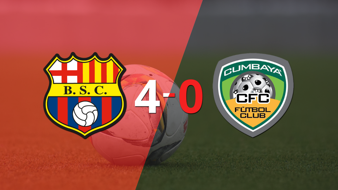 Barcelona sentenció con goleada 4-0 a Cumbayá FC