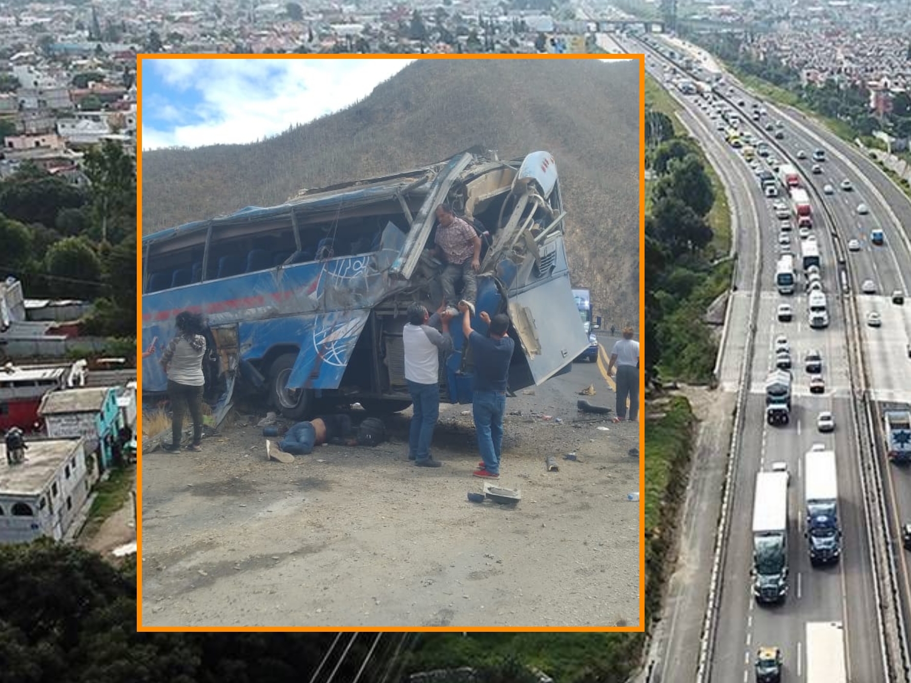Por lo menos 17 muertos y 40 heridos en accidente de un bus con migrantes colombianos en México