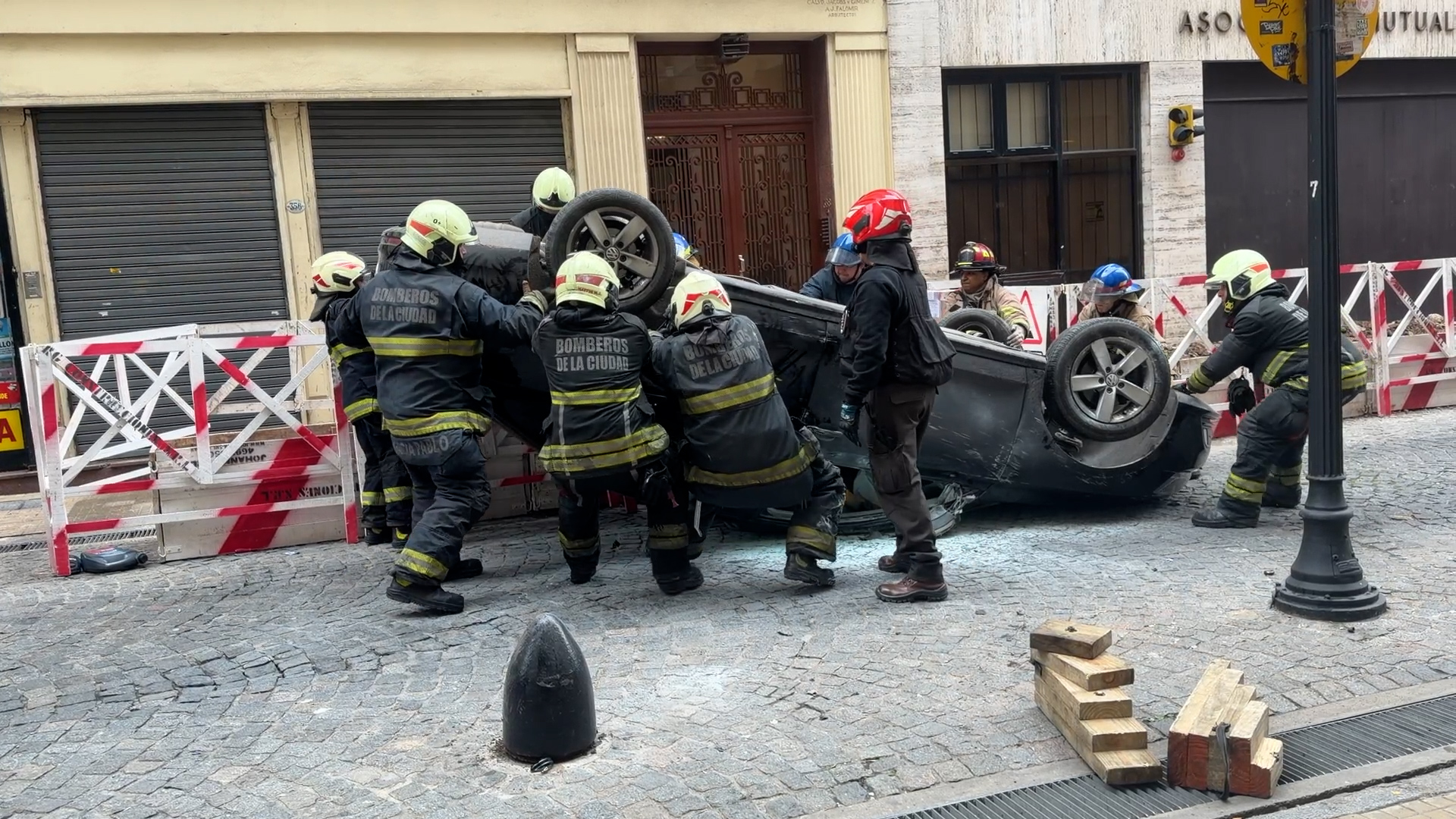 Choques, vuelcos y problemas de tránsito: feriado con varios accidentes en la Ciudad de Buenos Aires