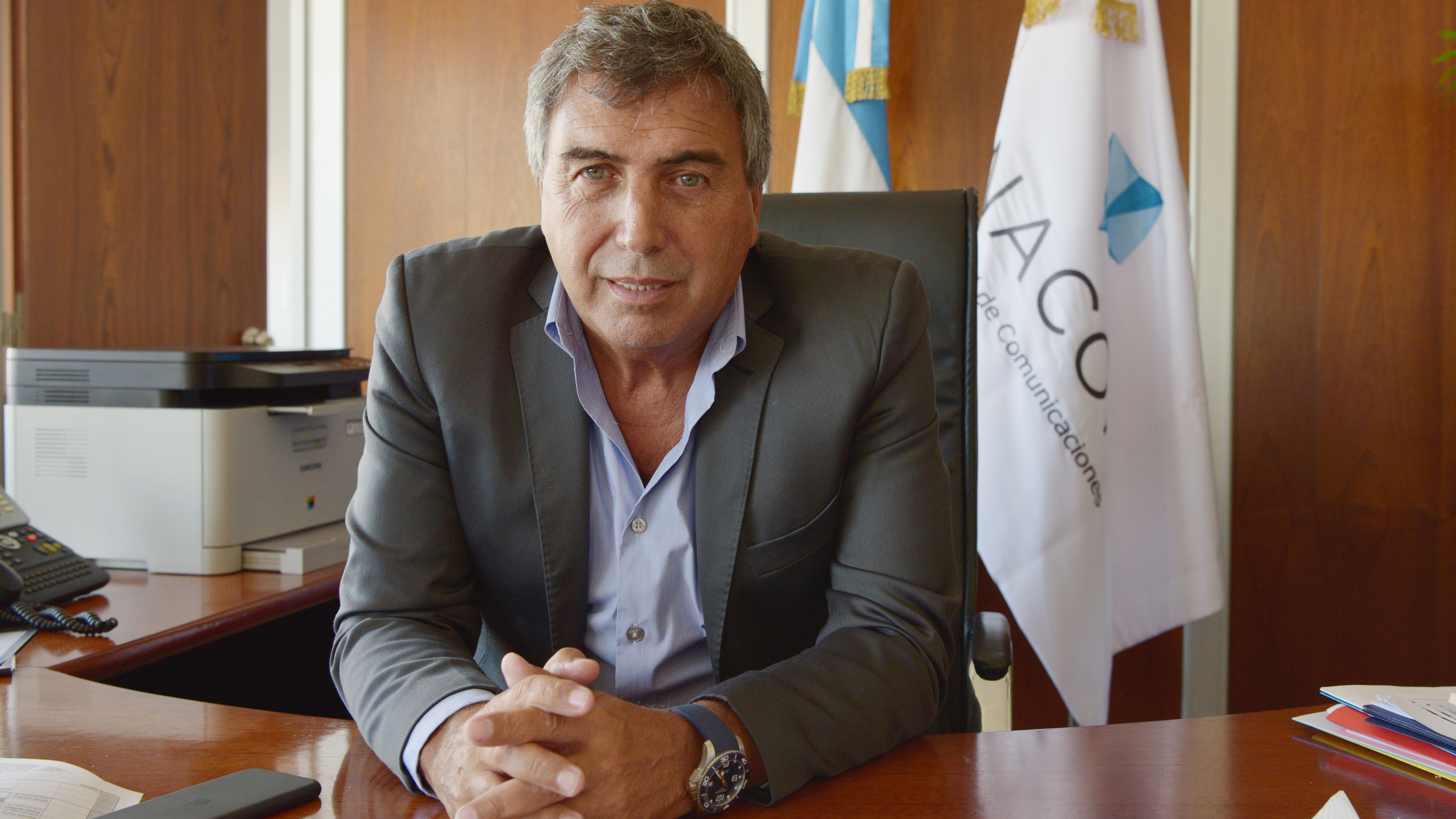 Claudio Ambrosini, titular del Ente Nacional de Comunicaciones