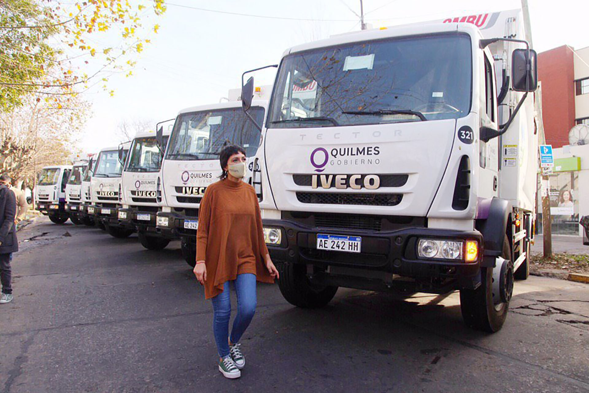 Quilmes Recibio 10 Camiones Nuevos Para El Sistema De Recoleccion De Residuos Infobae