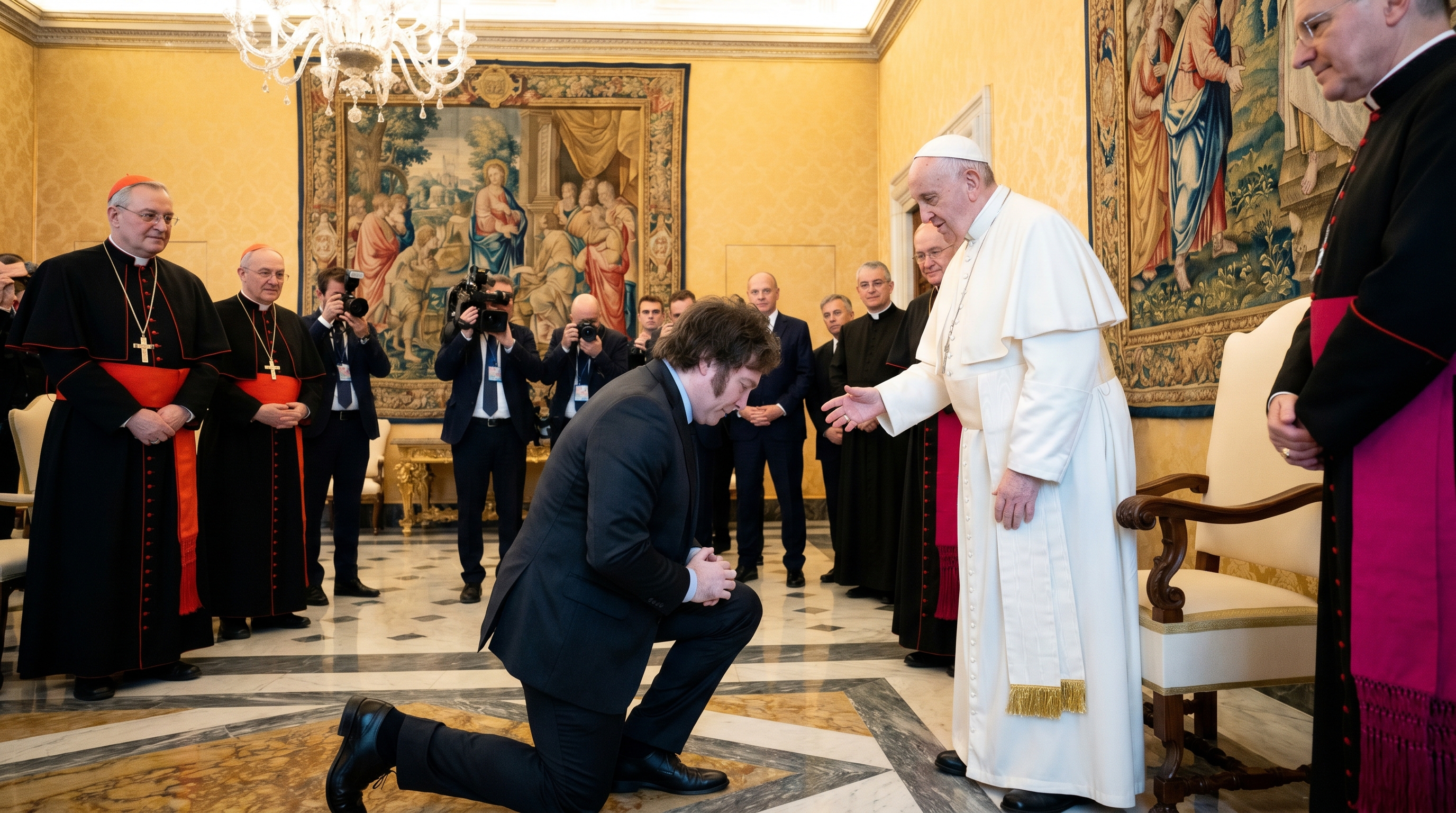 Milei record&oacute; qu&eacute; le dijo el papa Francisco el d&iacute;a que le pidi&oacute; perd&oacute;n por sus insultos