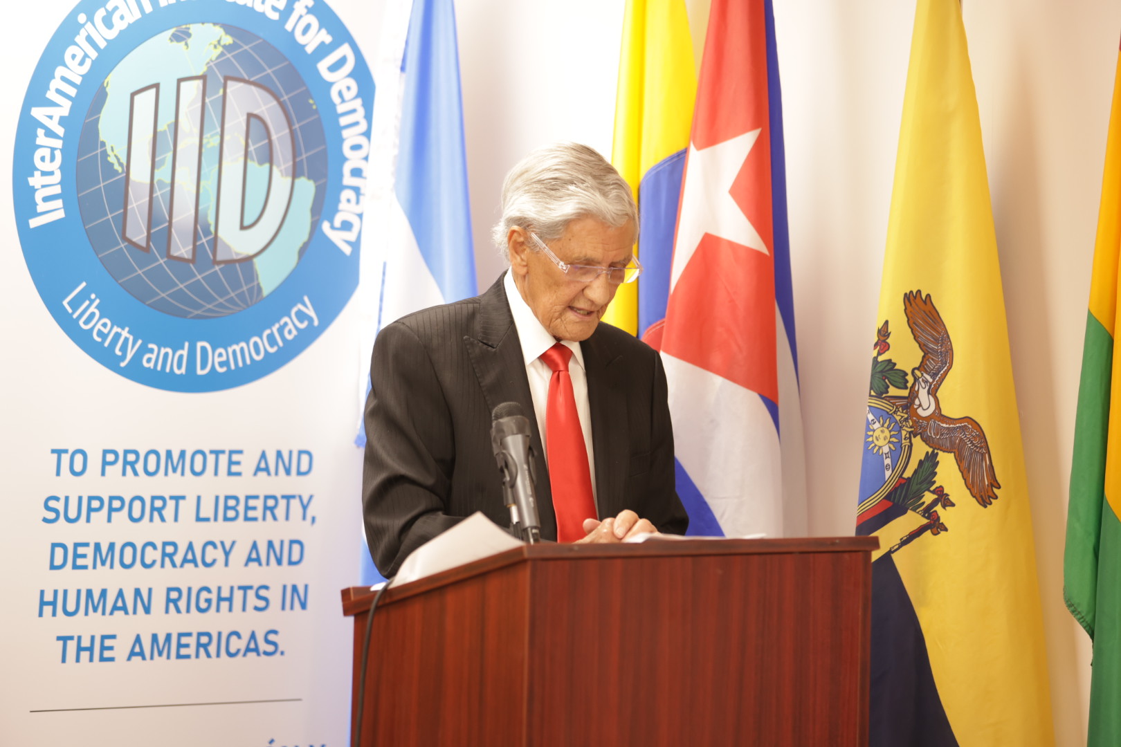 Valladares estuvo al frente de la misión de su Comisión de Derechos Humanos de la IID 